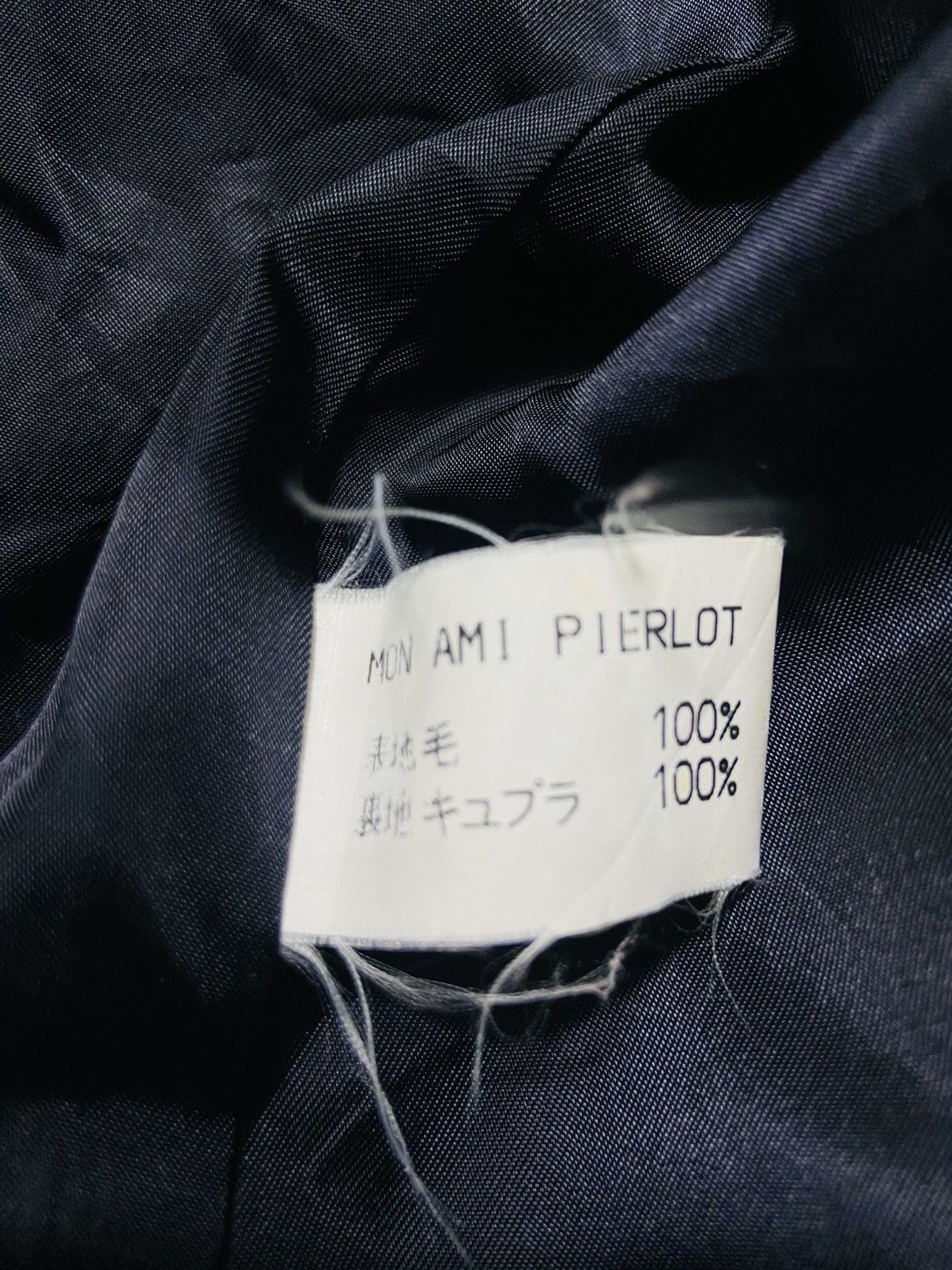Japanese Brand Mon Ami Pierlot Double Breasted Long Jacket Size US L / EU 52-54 / 3 - 11 Thumbnail