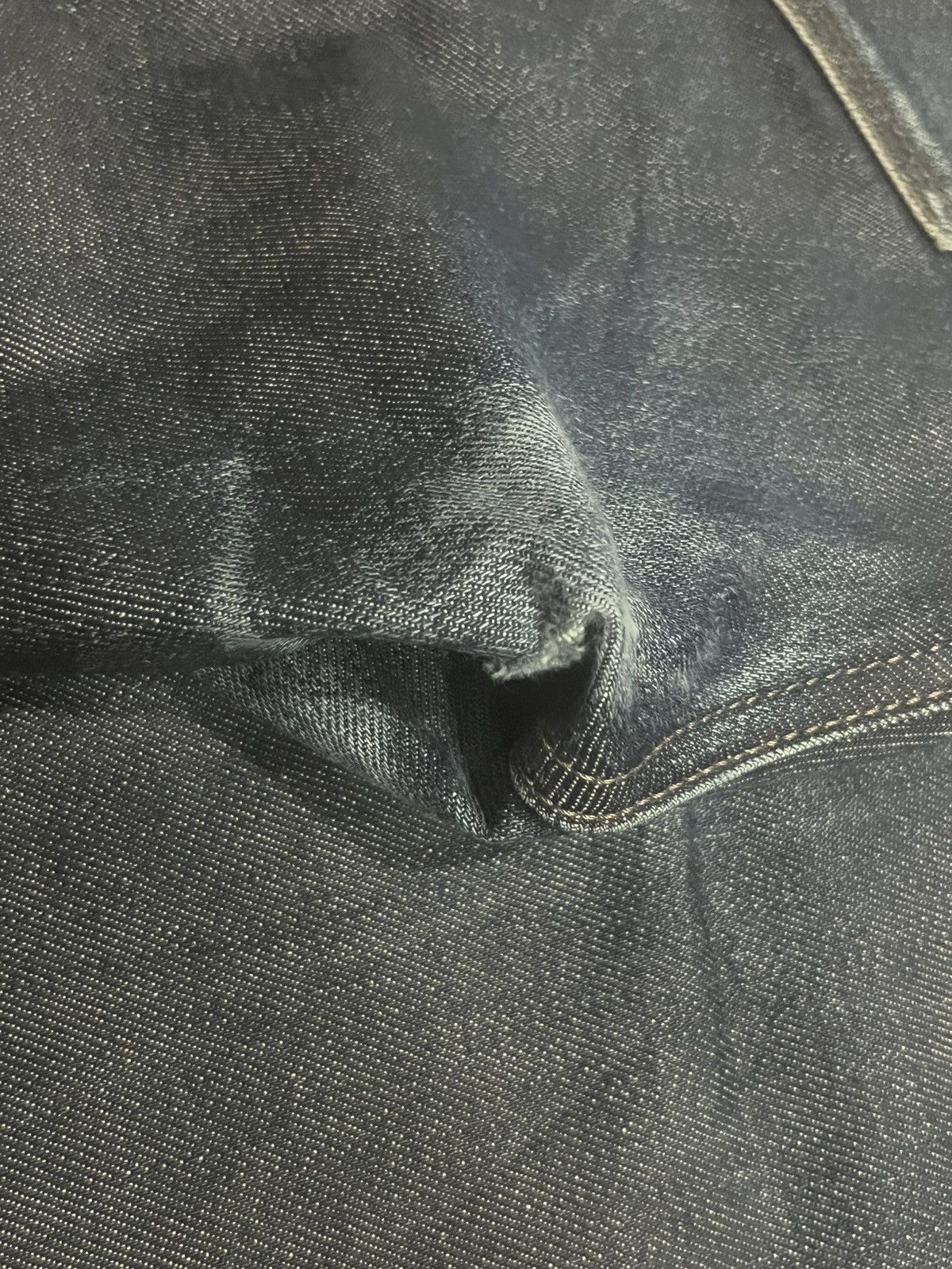 Lemaire × Uniqlo Vintage Uniqlo Raw Kaihara Denim Slim Straight Selvedge Jean Size US 33 - 8 Thumbnail