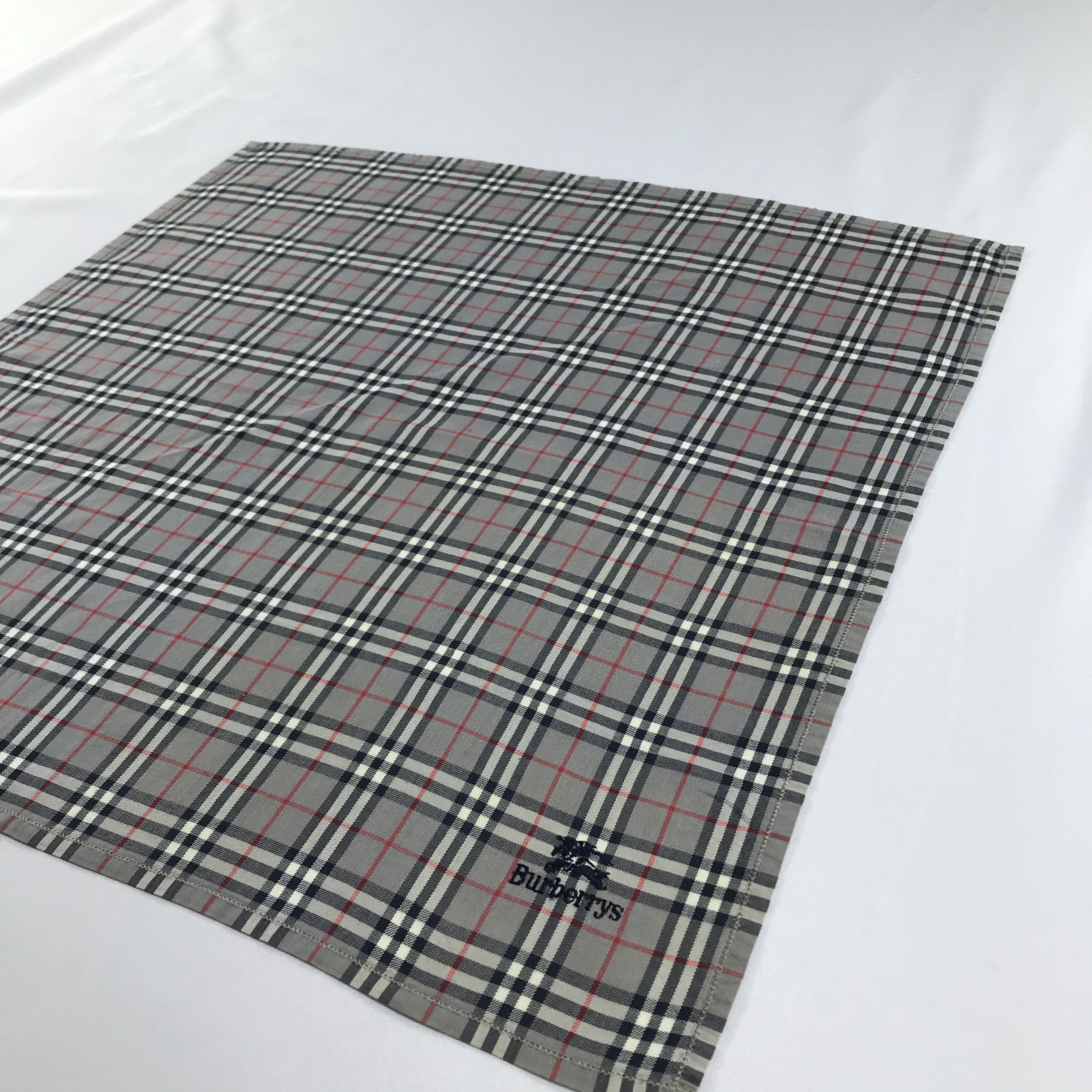 Burberry Burberrys Nova Check Handkerchief Neckerchief Bandana H821 Size ONE SIZE - 4 Thumbnail