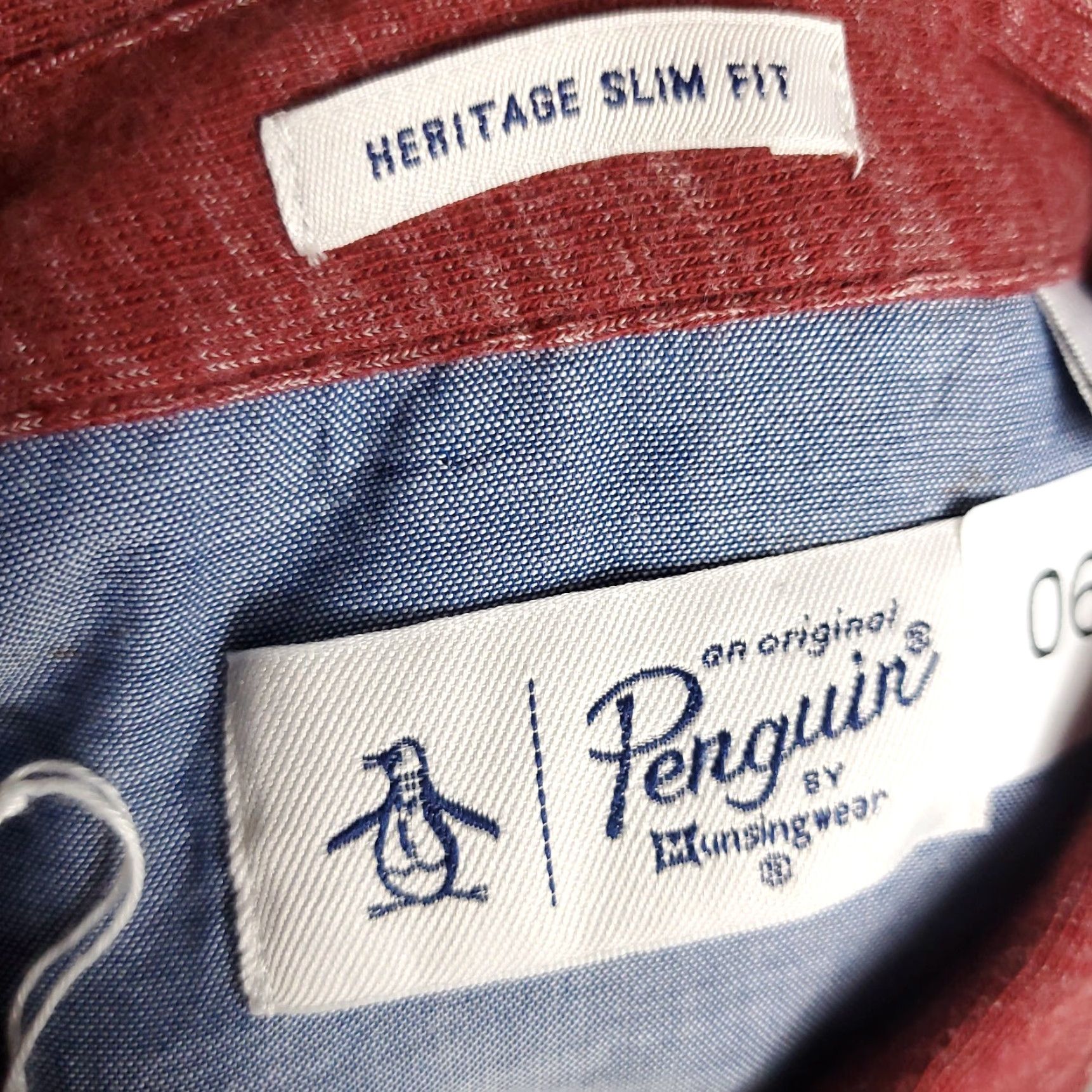 Vintage VINTAGE Penguin Polo Shirt Men's Size Medium Red Short Sleeve Casual Business Activewear Slim Fit Size US M / EU 48-50 / 2 - 6 Thumbnail