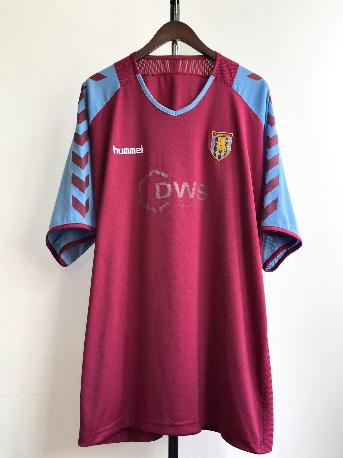 Hummel Vintage Hummel Aston Villa FC 2004/05 Soccer Jersey Shirt Size US XXL / EU 58 / 5 - 1 Thumbnail