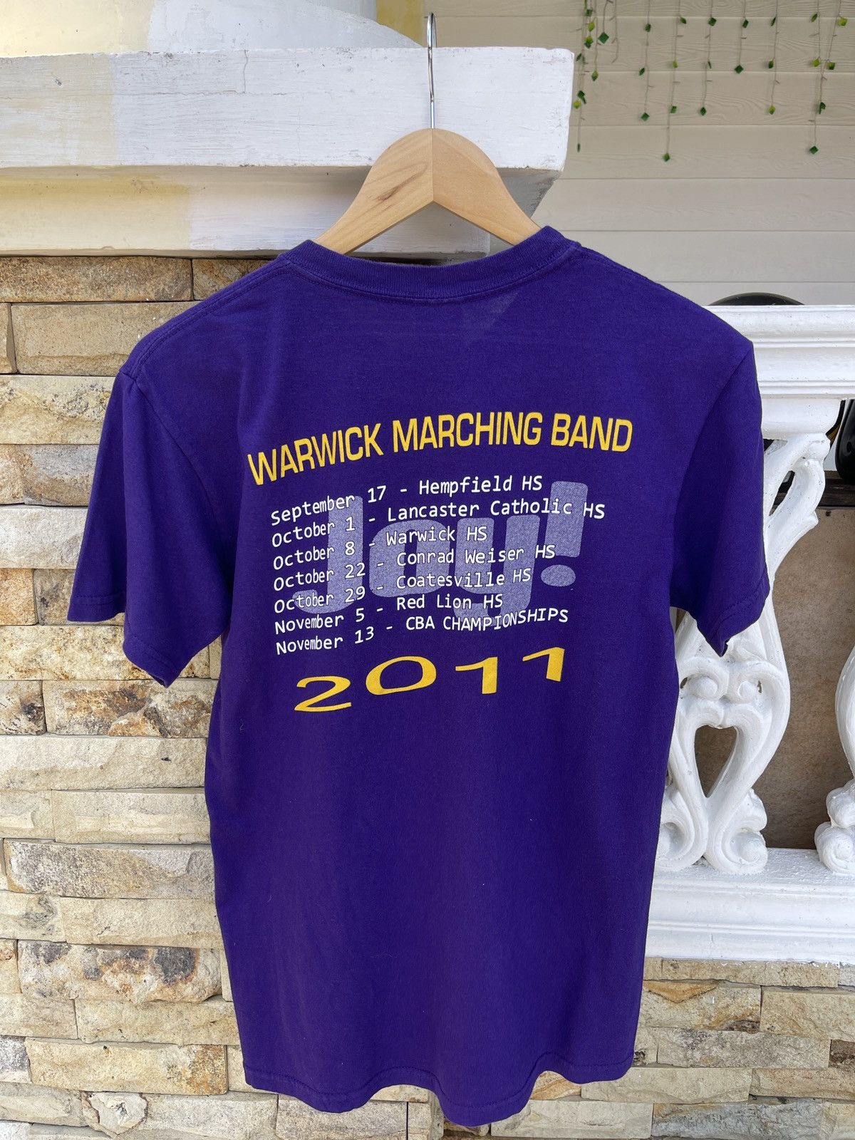 Band Tees Rare🔥Vintage Y2K JOY Warwick Marching Band T Shirt Size US S / EU 44-46 / 1 - 2 Thumbnail