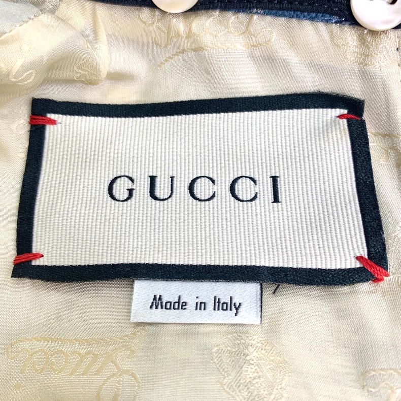 Gucci Gucci Blue logo old flower full print short-sleeved dress 2 Size XS / US 0-2 / IT 36-38 - 5 Thumbnail