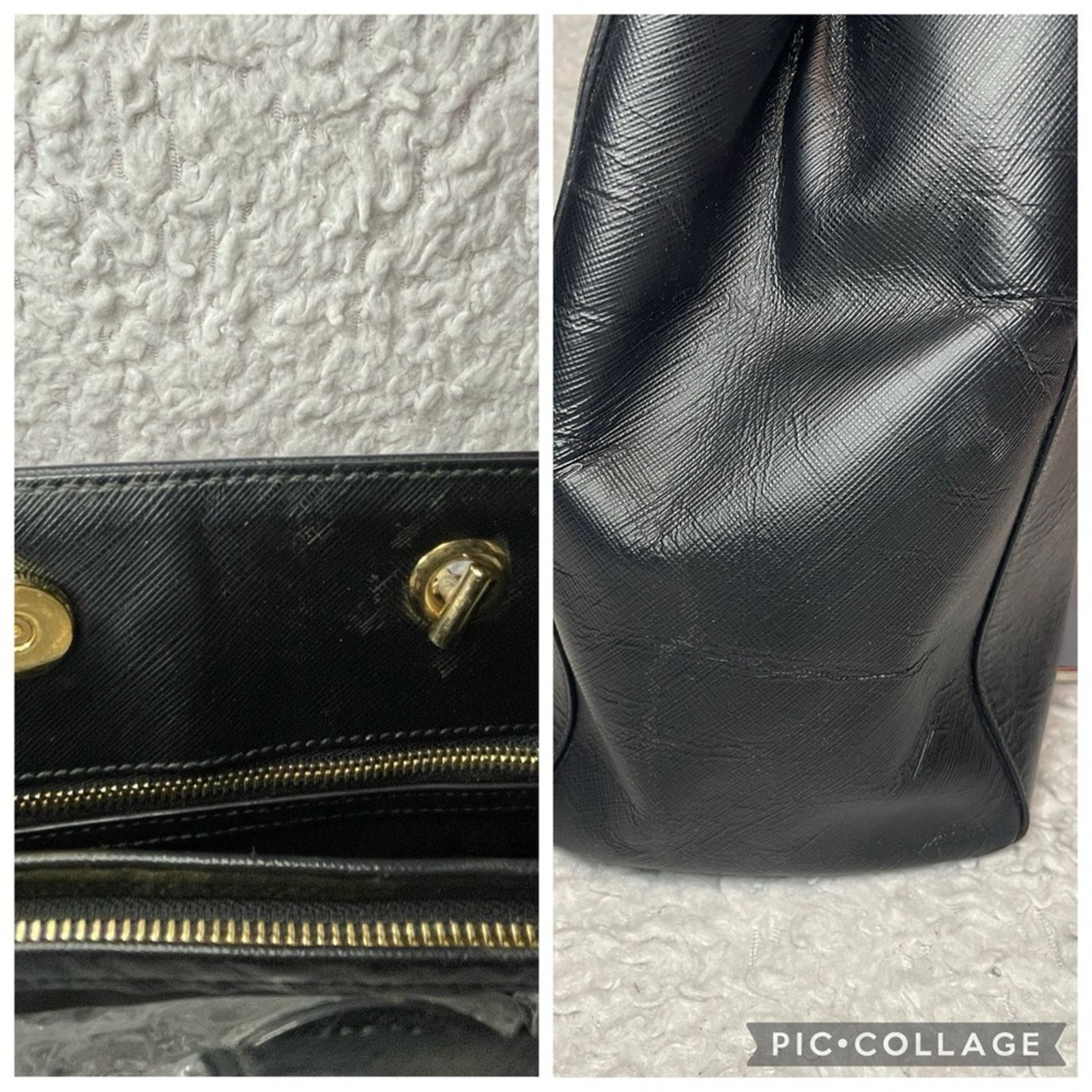 Salvatore Ferragamo Ferragamo Melike Vara Bow Leather Tote Black Size ONE SIZE - 7 Thumbnail