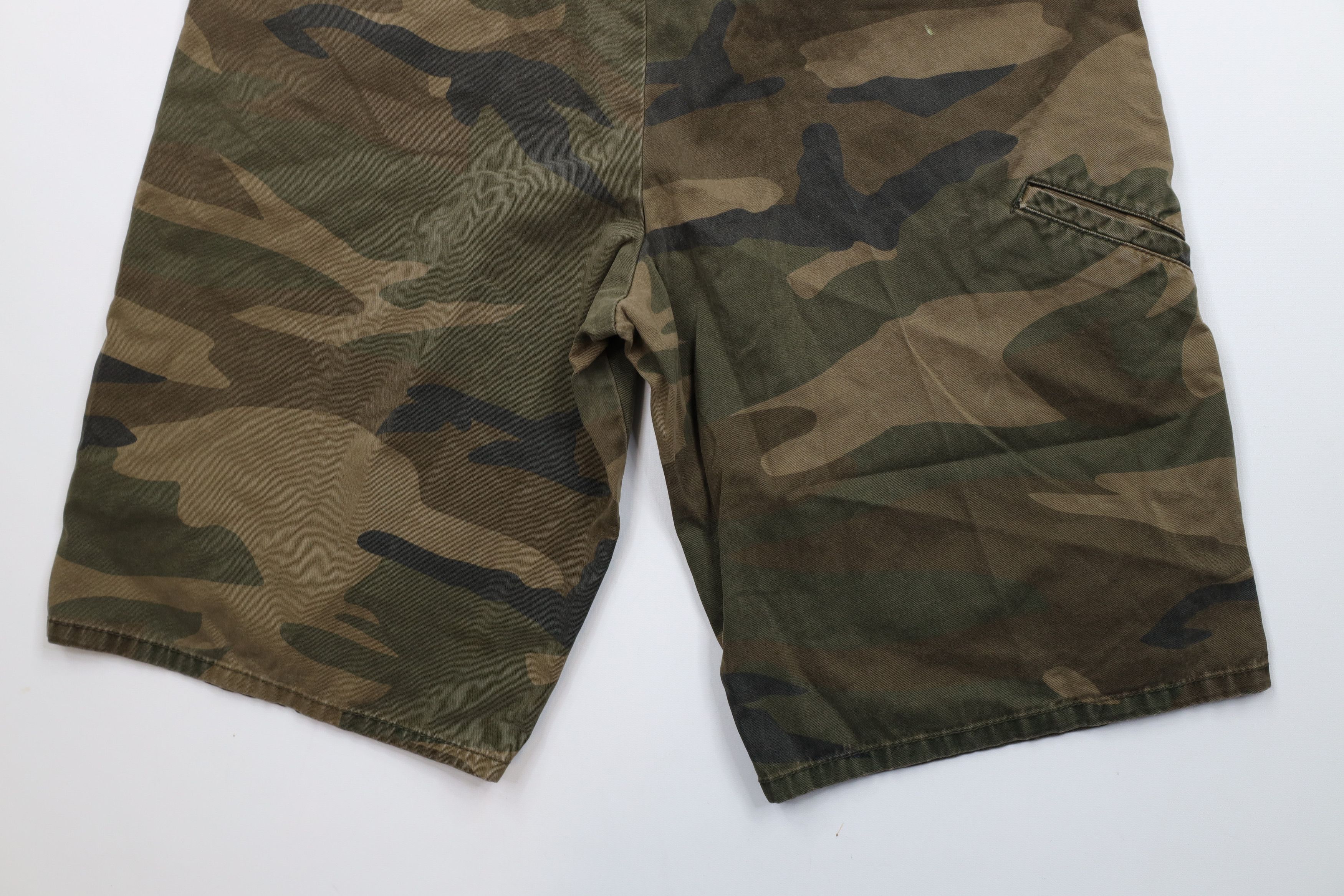 Dickies × Vintage Vintage Dickies Spell Out Camouflage Chino Shorts Cotton Size US 36 / EU 52 - 12 Thumbnail