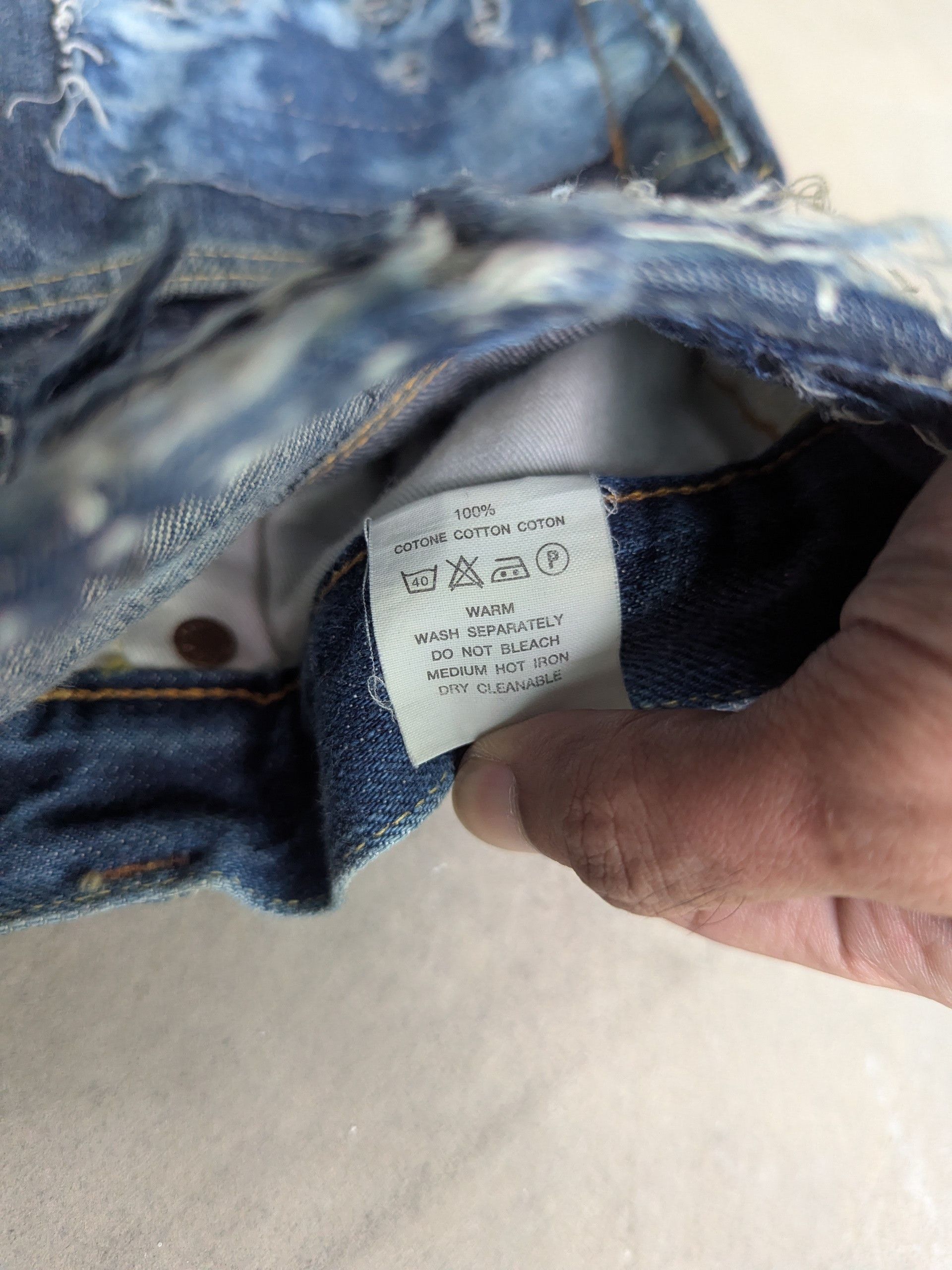 Japanese Brand × Kapital × Kapital Kountry NEED GONE ❌ Kapital Kountry Boro Reconstructed Patchwork Size US 31 - 13 Thumbnail