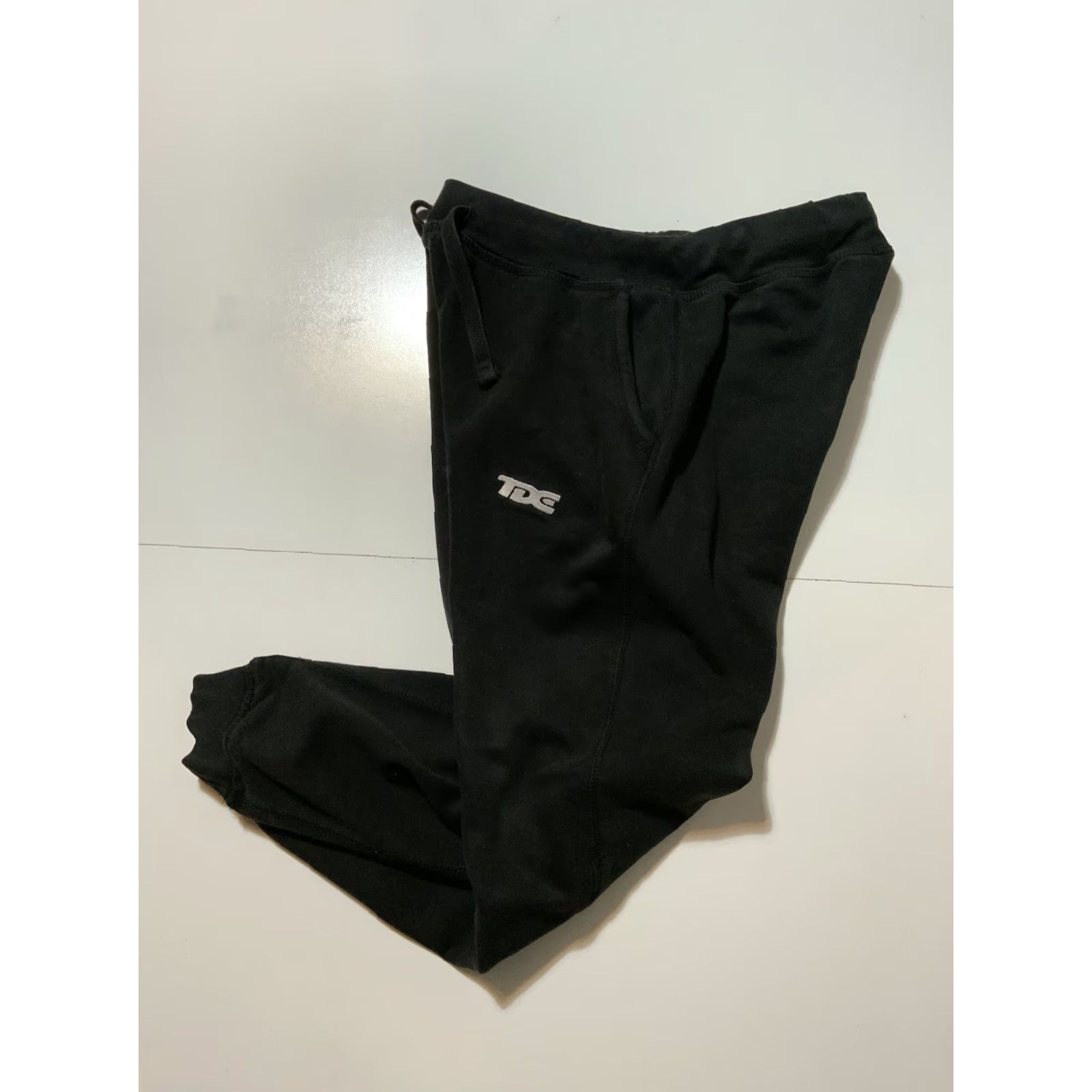 Vintage TDE Top Dawg Entertainment Kendrick Lamar Black Fleece Jogger Sweatpants L Mens Size US L / EU 52-54 / 3 - 2 Thumbnail