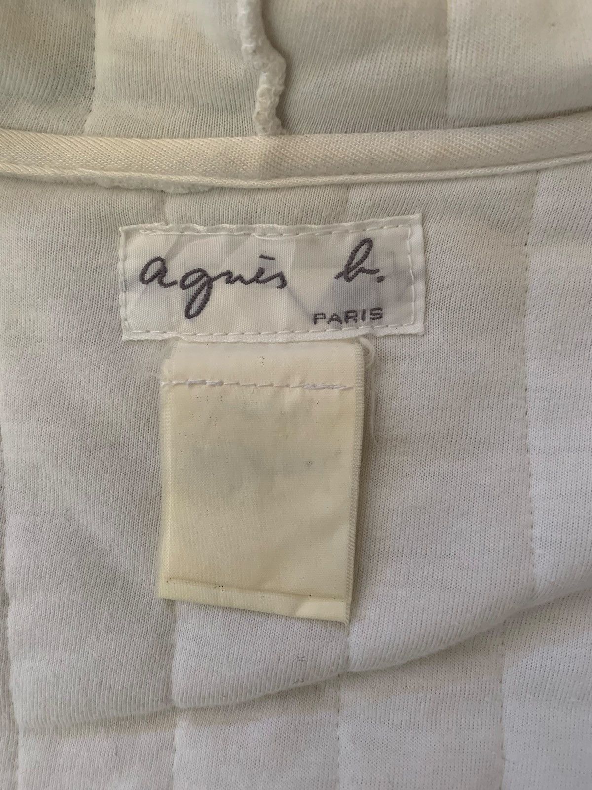 Designer × Vintage × agnes b. Vintage Distressed Agnes B Designer Luxury Pullover Hoodie Size S / US 4 / IT 40 - 14 Thumbnail
