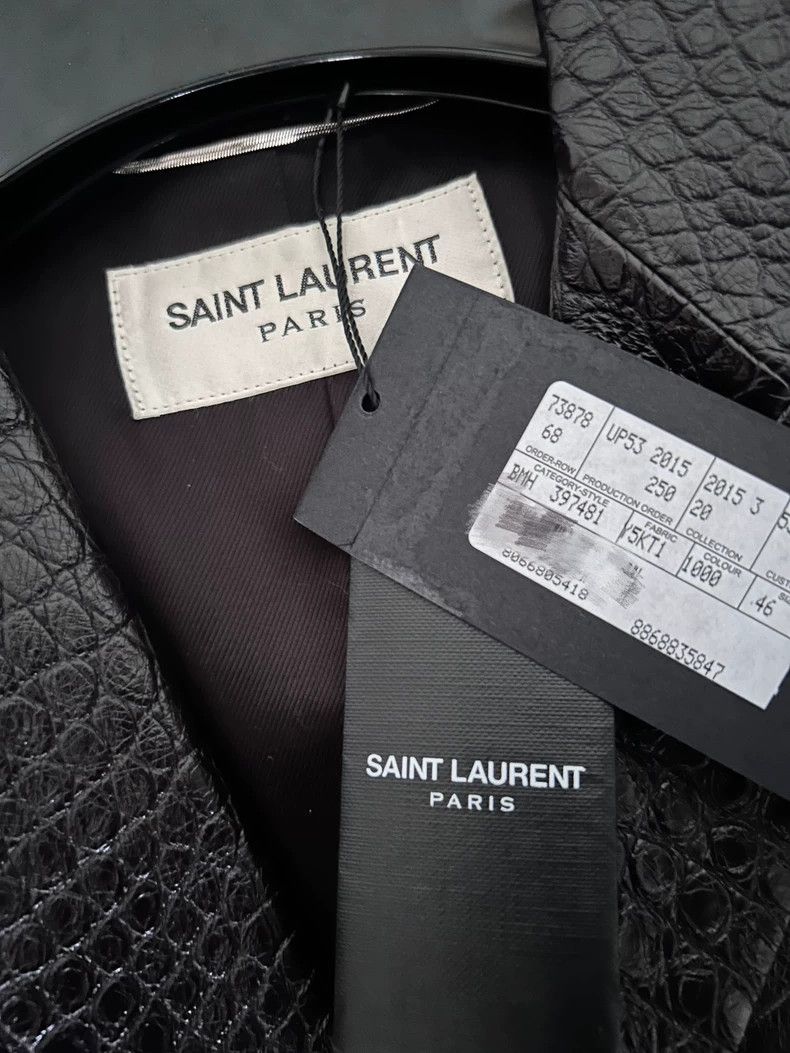 Saint Laurent Paris Saint Laurent 2015 FW Crocodile Parka 2504-Nextarrow Size US S / EU 44-46 / 1 - 3 Thumbnail
