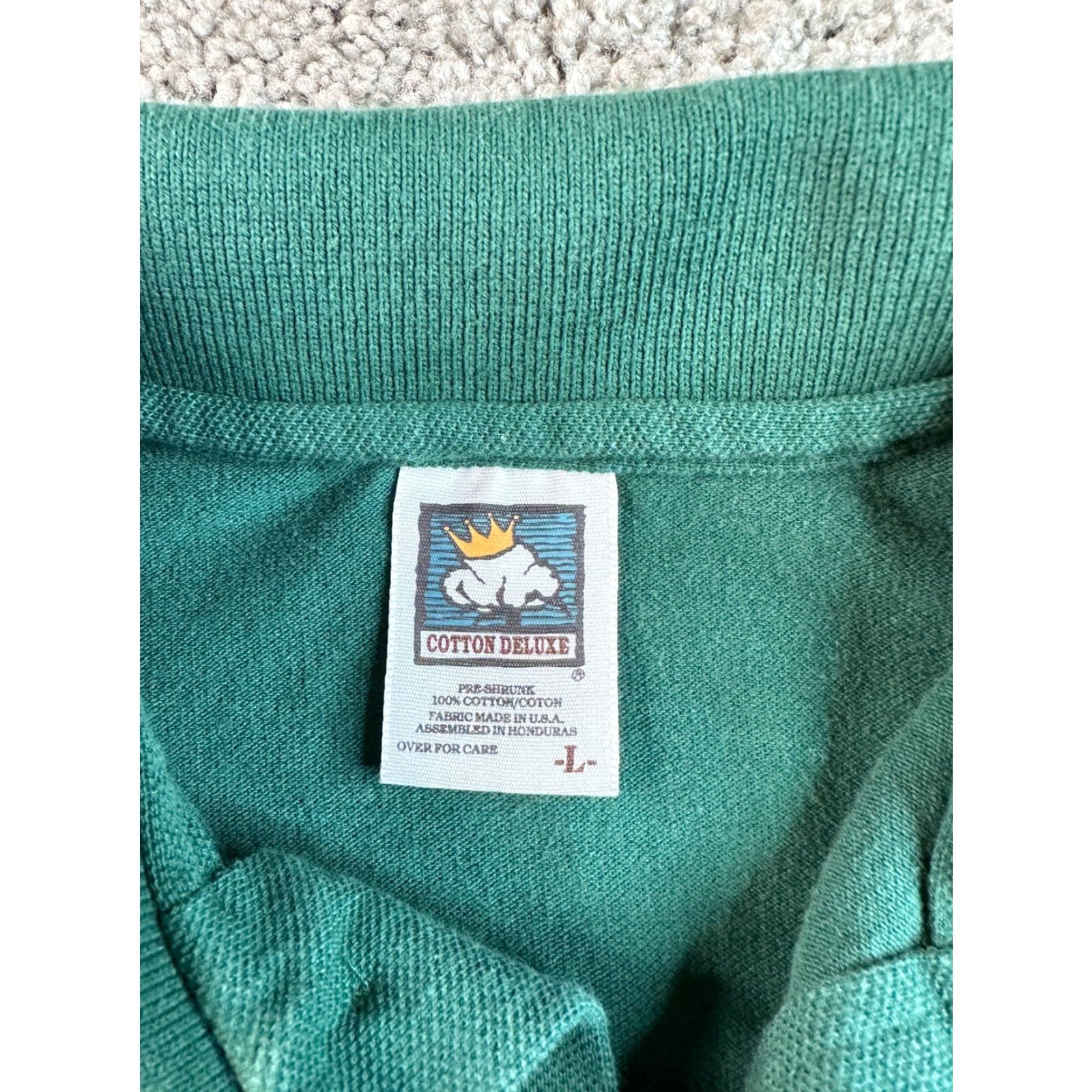 Vintage VINTAGE Cotton Deluxe Polo Shirt Mens Large Green 2001 Boy Scouts Logo Classic Shirt Mens Large Green Polo Size US L / EU 52-54 / 3 - 6 Thumbnail