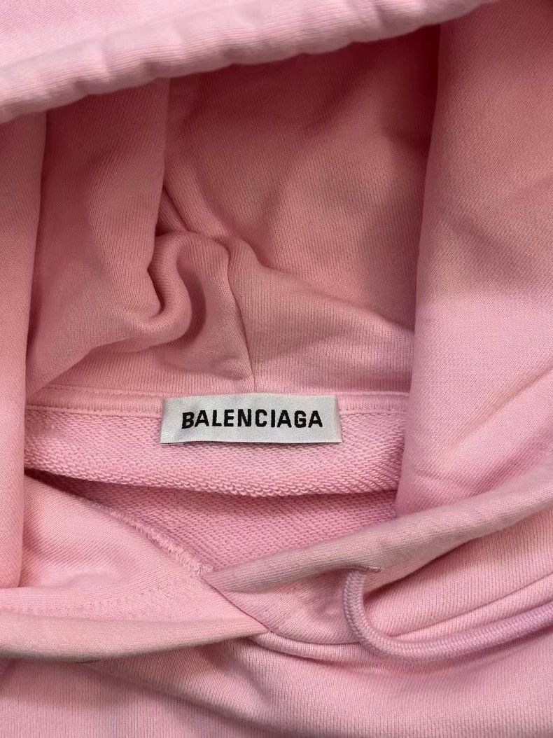 Balenciaga Balenciaga Pink Crew Hoodie Size US XS / EU 42 / 0 - 2 Thumbnail