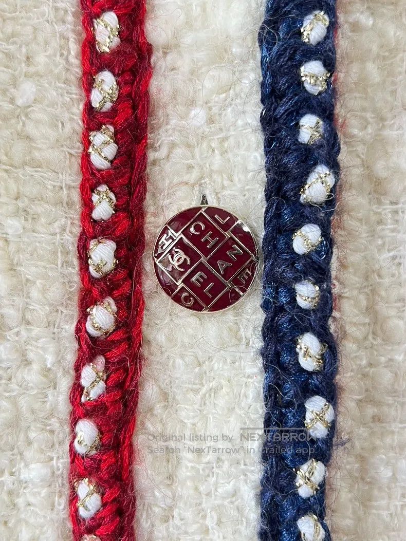 Chanel Chanel Preview series red and blue rolled-edge jacket Size XS / US 0-2 / IT 36-38 - 6 Thumbnail