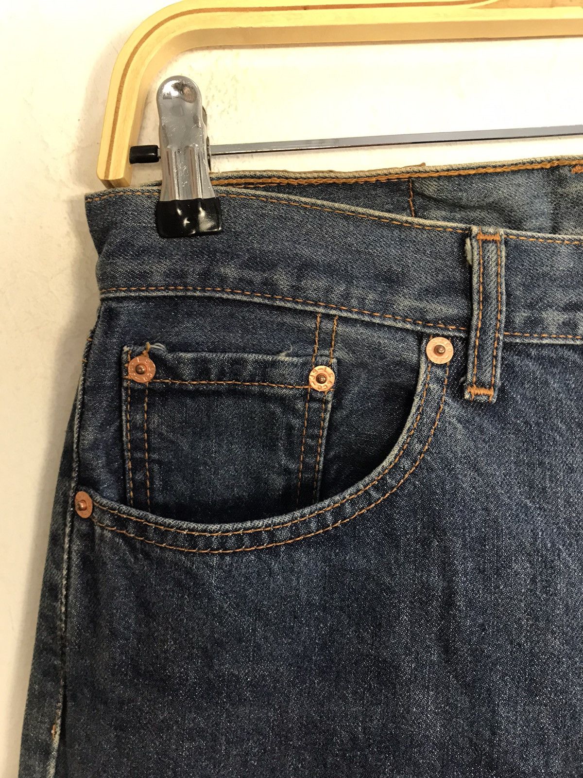 Levi's Levi's Lot 511 Zipper Indigo Denim Jeans Straight Leg Size US 29 - 6 Thumbnail