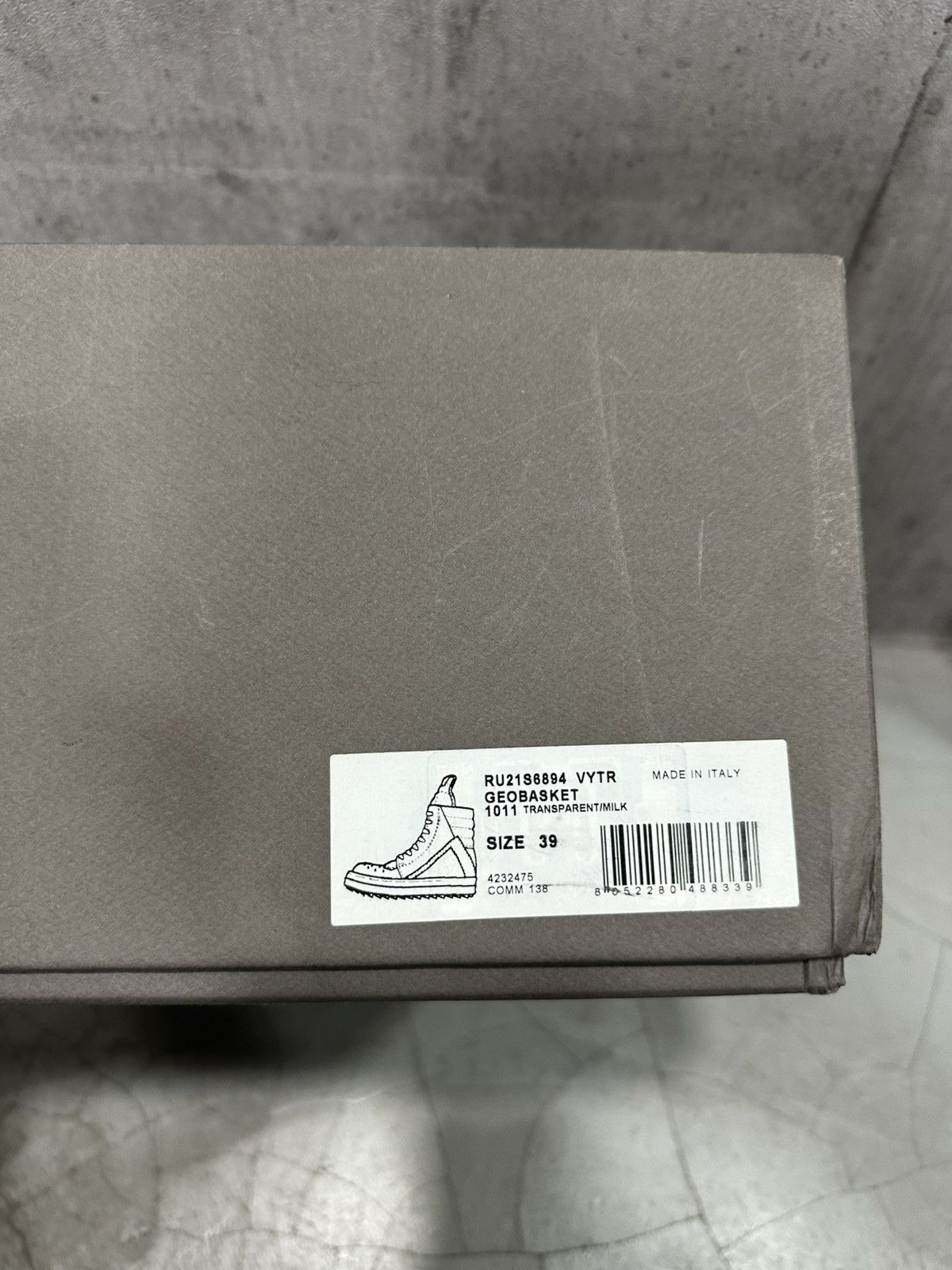 Rick Owens Rick Owens Phlegethon Geobasket Sneakers Size US 8 / EU 41 - 5 Thumbnail
