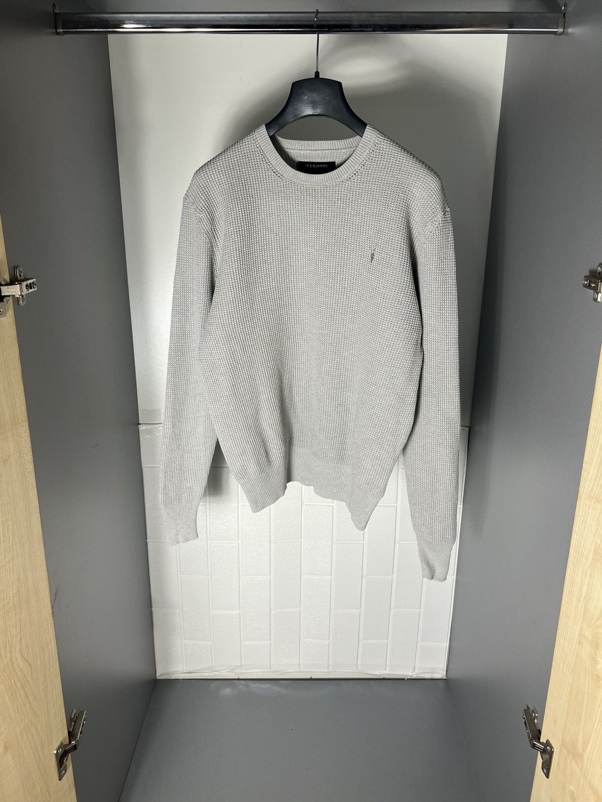 Allsaints × Vintage VERY RARE ALLSAINTS DESIGNER KNIT SWEATER JAPAN STYLE CASUAL Size US S / EU 44-46 / 1 - 2 Thumbnail