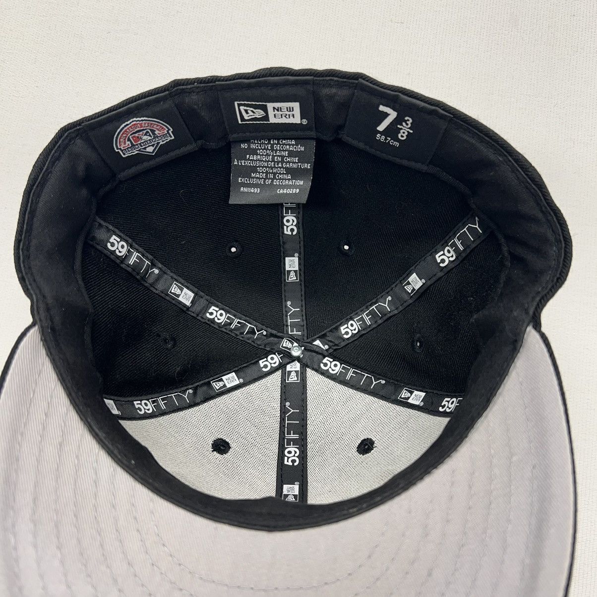 New Era Tampa Smokers New Era Hat 7 3/8 Black Cap 59Fifty Fitted Size ONE SIZE - 12 Thumbnail