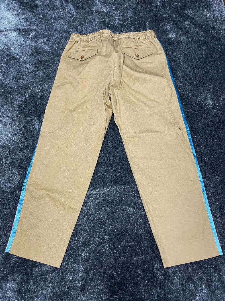 Gucci GucciSide color stripe drawstring khaki pants casual pants Size US 34 / EU 50 - 6 Thumbnail