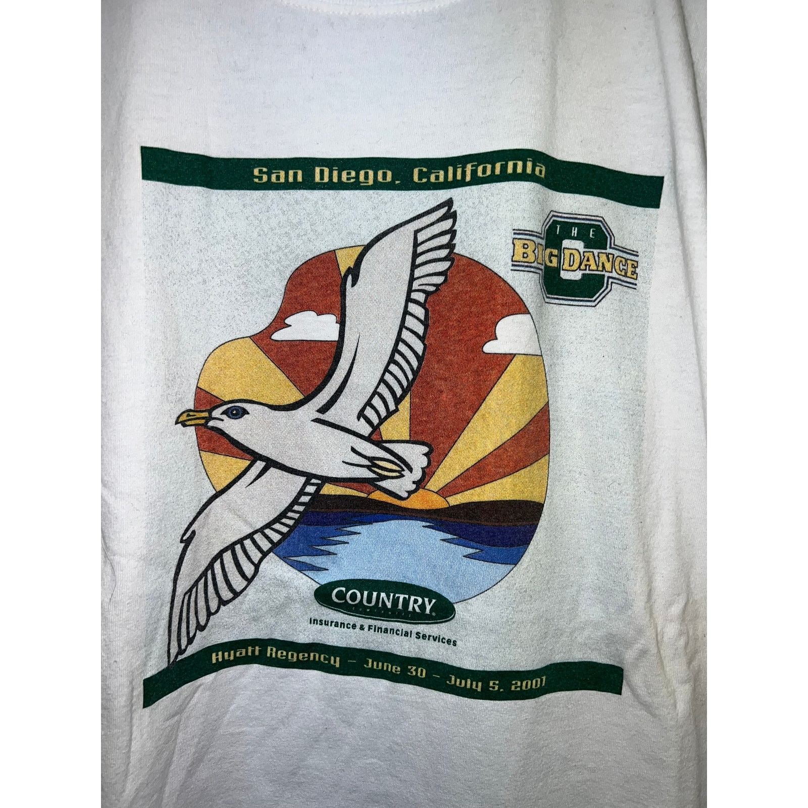 Anvil Vintage San Diego Shirt The Big Dance Country Hyatt Tee 2XL Size US XXL / EU 58 / 5 - 2 Thumbnail