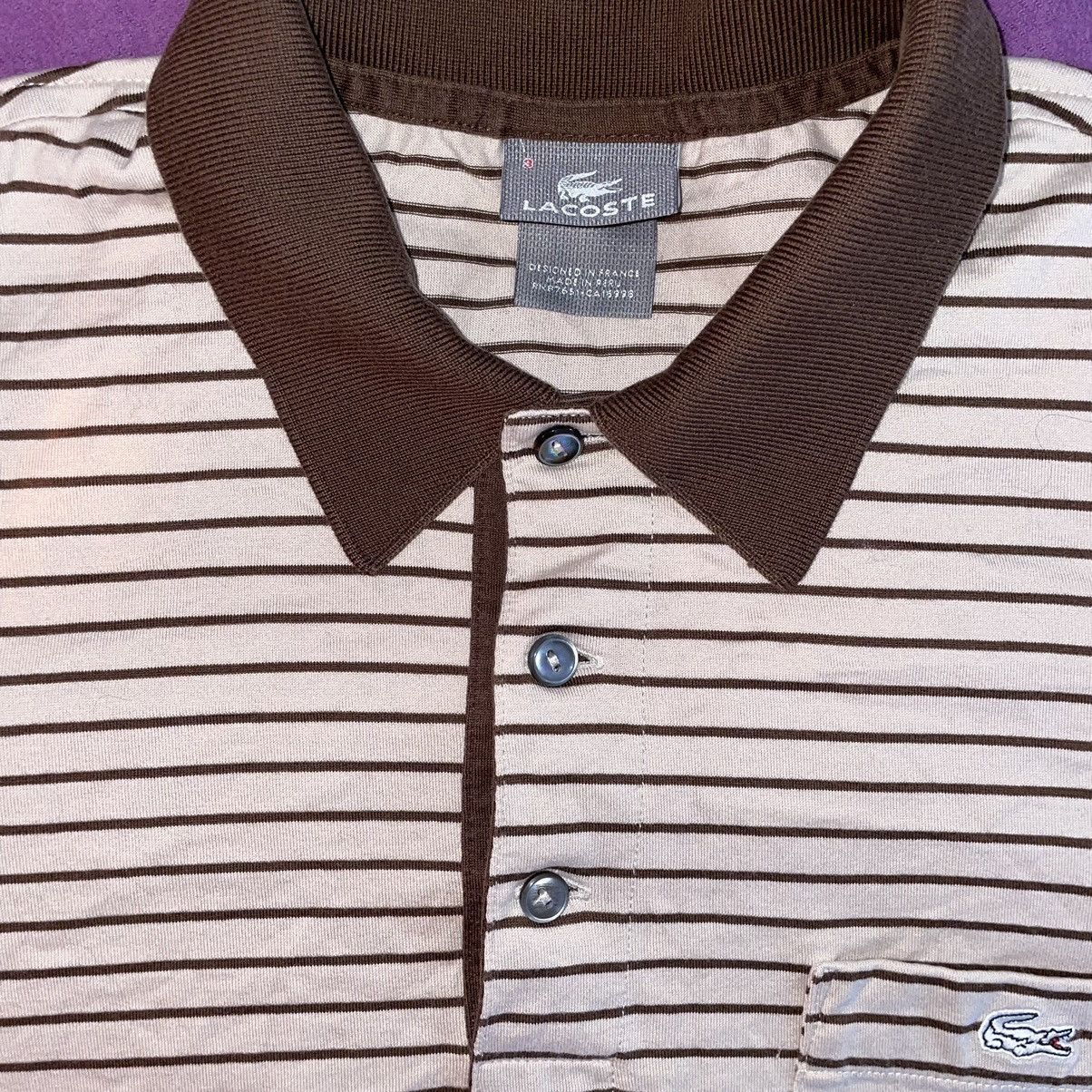 Lacoste Vintage Lacoste Stripped Polo Size US S / EU 44-46 / 1 - 2 Thumbnail