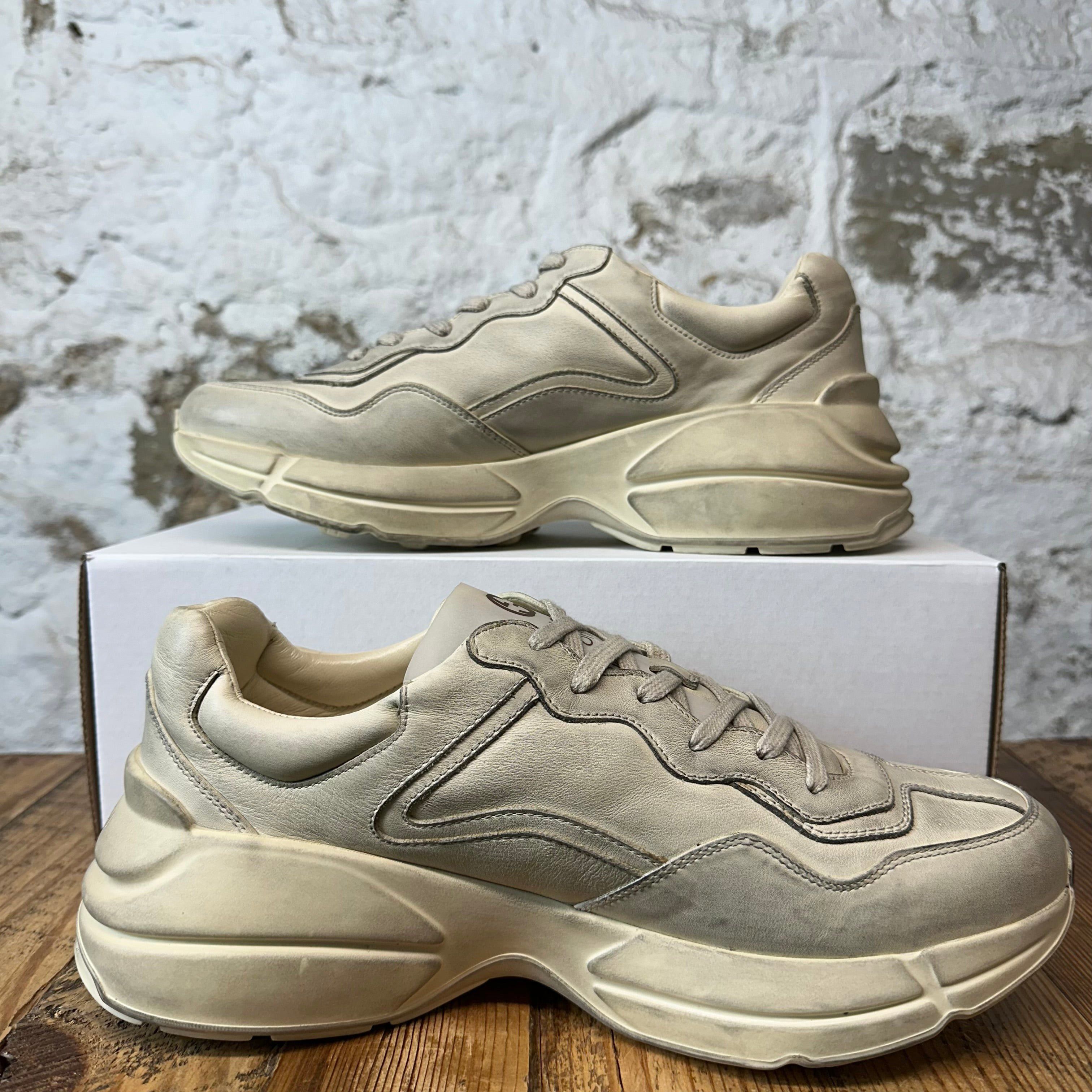Gucci Gucci Rhyton Ivory Beige Vintage Sneaker Sz 9 Size US 9 / EU 42 - 2 Thumbnail