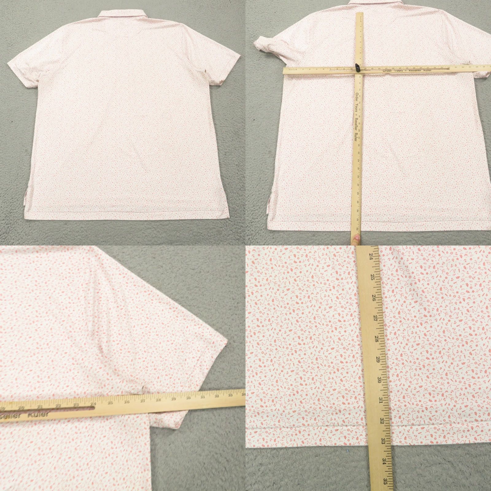Peter Millar Peter Millar Polo XXL Mens Summer Comfort Graphic All Over Print 1927 Golf Club Shirt Size US XXL / EU 58 / 5 - 8 Thumbnail