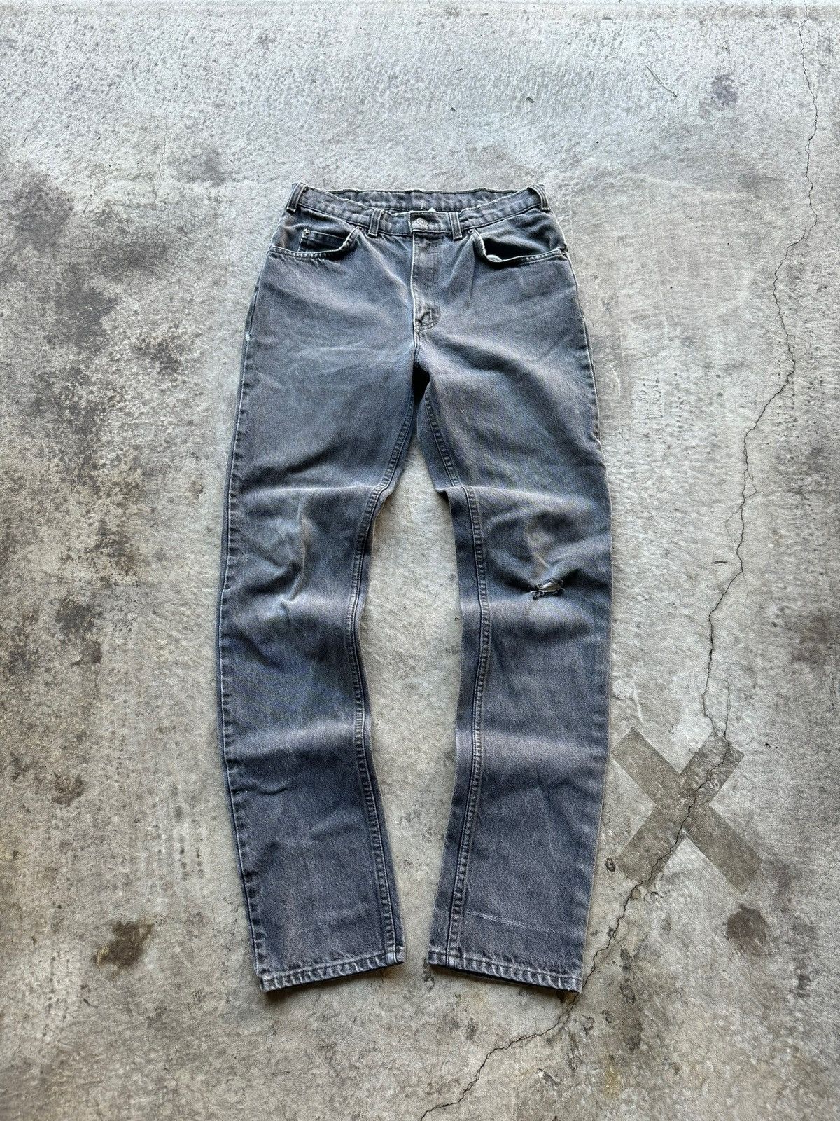 Levi's × Vintage Vintage Ripped 631 Levi Straight Fit Jeans Size US 33 - 1 Thumbnail
