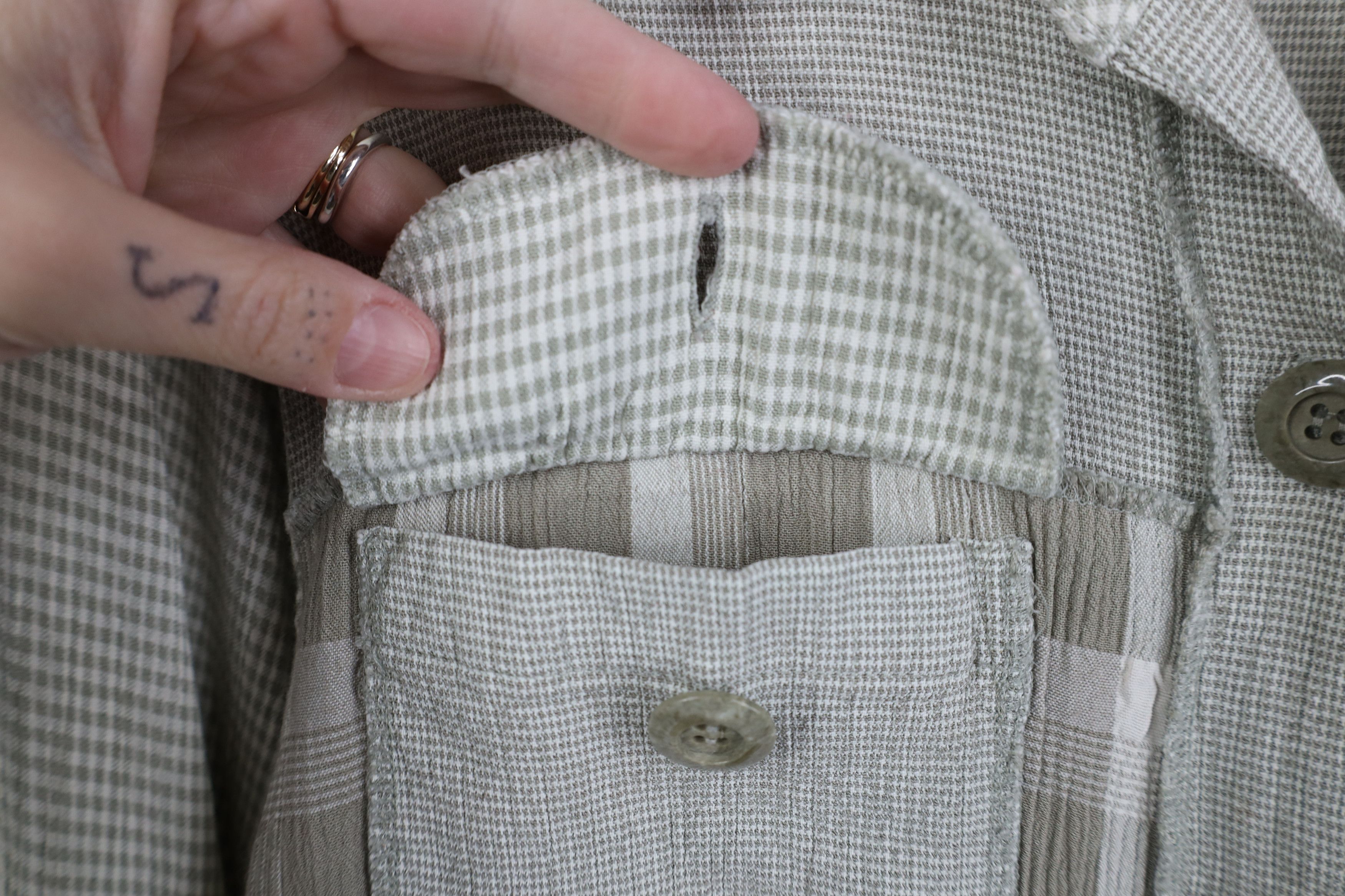 Vintage Vintage 90s Saint Germain Lagenlook Button Shirt USA Size L / US 10 / IT 46 - 5 Thumbnail