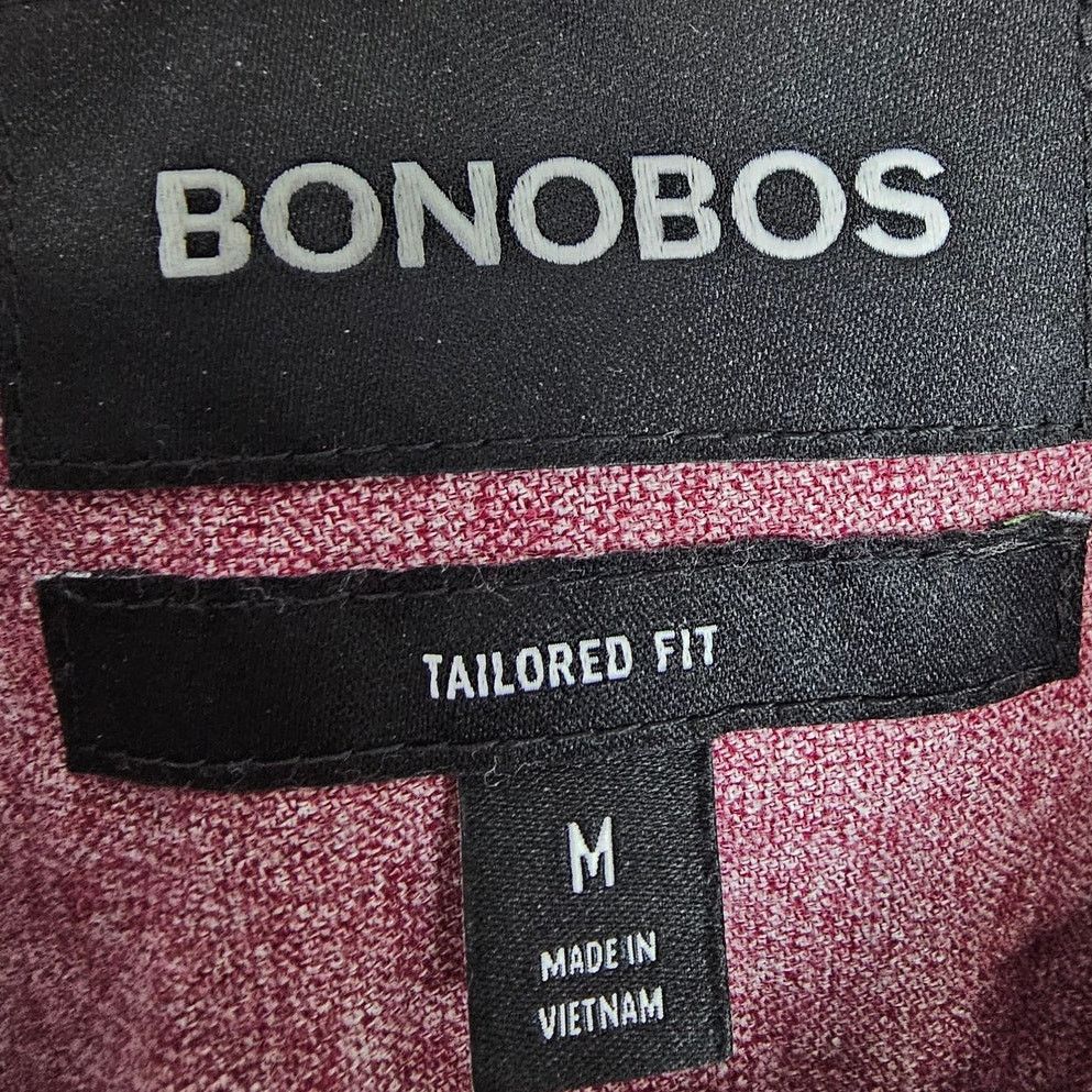 Bonobos Bonobos Mens Flannel Shirt Size M Tailored Fit Minimalist Size US M / EU 48-50 / 2 - 6 Thumbnail