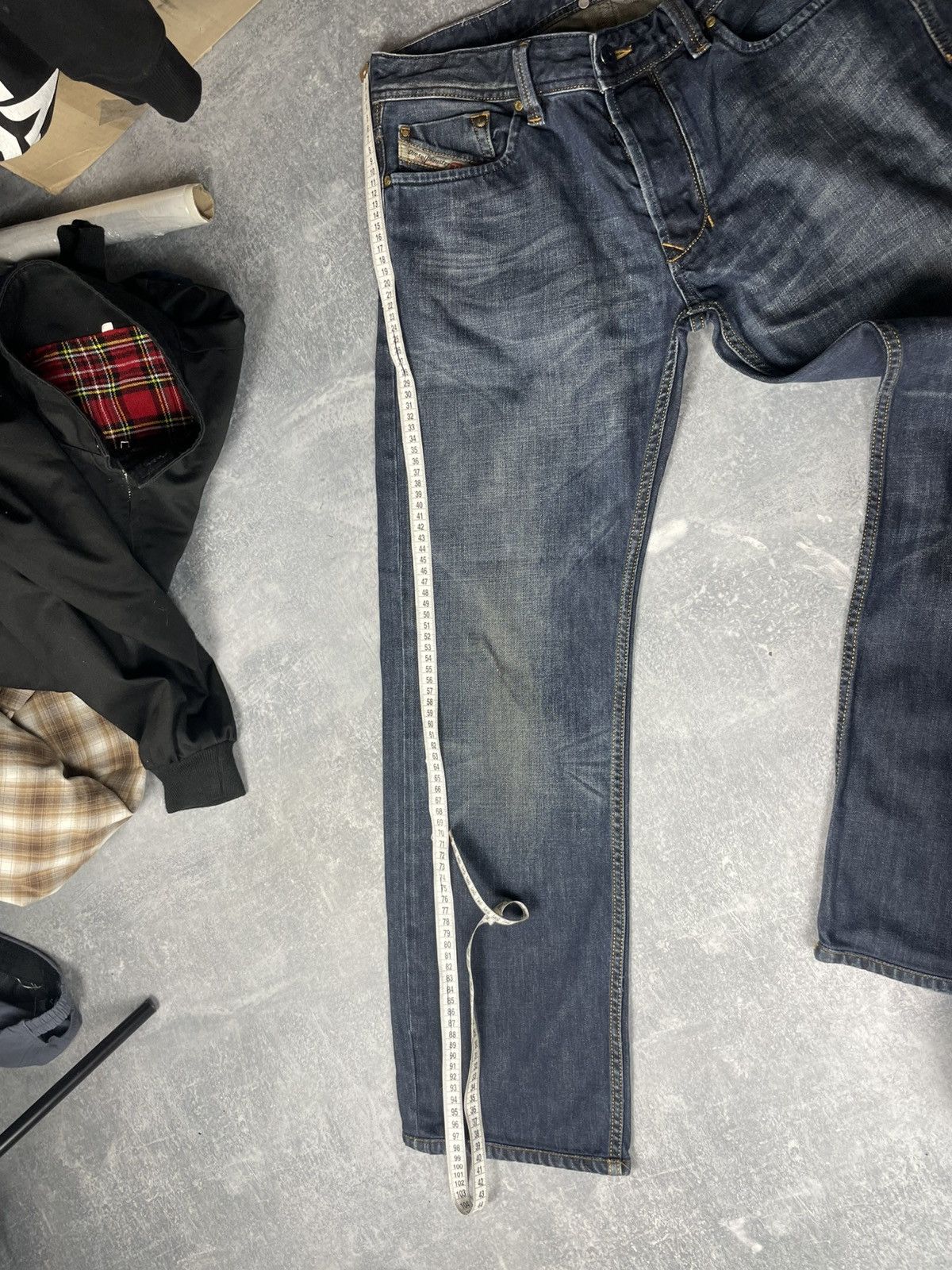 Diesel Crazy vintage Diesel larkee baggy pants jeans denim vintage Size US 31 - 10 Thumbnail