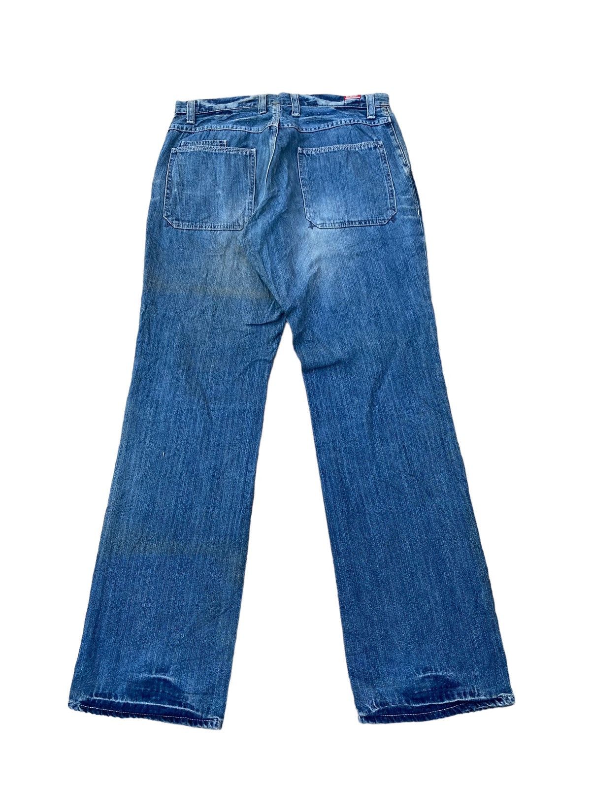 Japanese Brand Vintage Blue Way Faded Pant Size US 34 / EU 50 - 4 Thumbnail