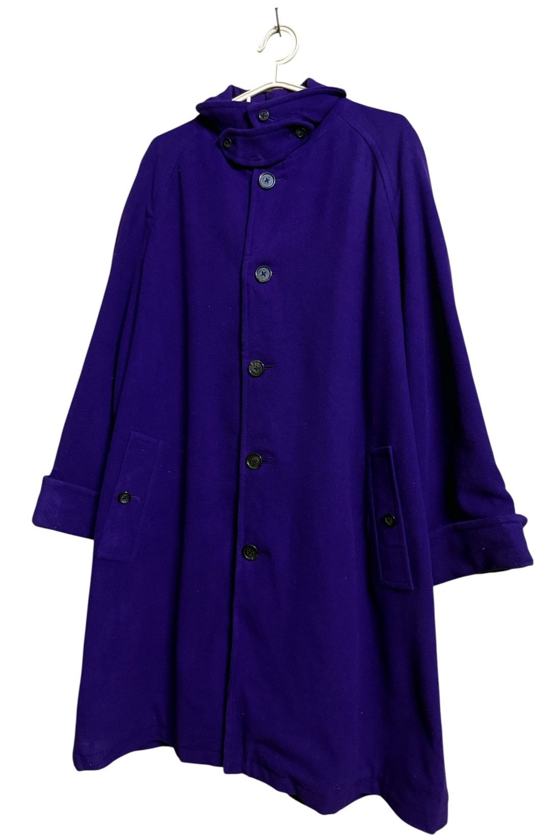 Polo Ralph Lauren RALPH LAUREN PURPLE WOOL LONG COAT Size US XL / EU 56 / 4 - 3 Thumbnail