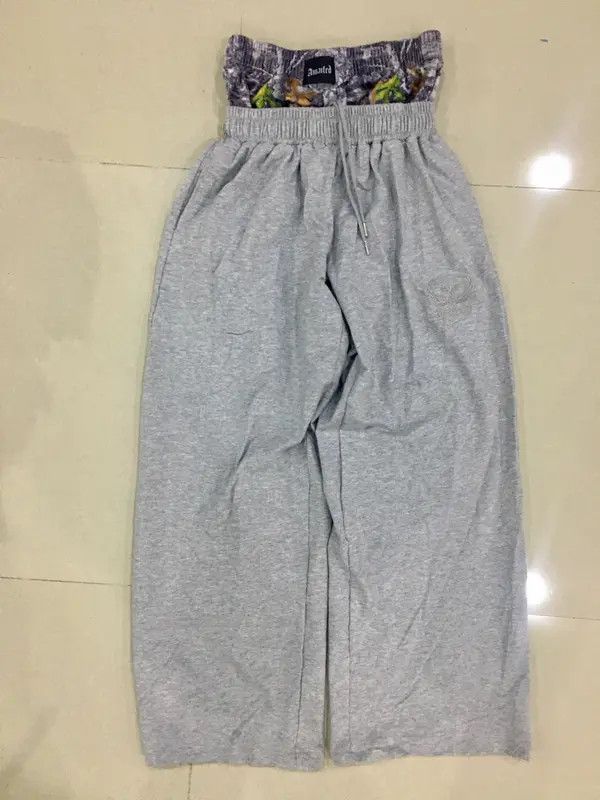 VIBE Double Waist Camouflage Boxer Baggy Sweatpants Size US 31 - 4 Thumbnail