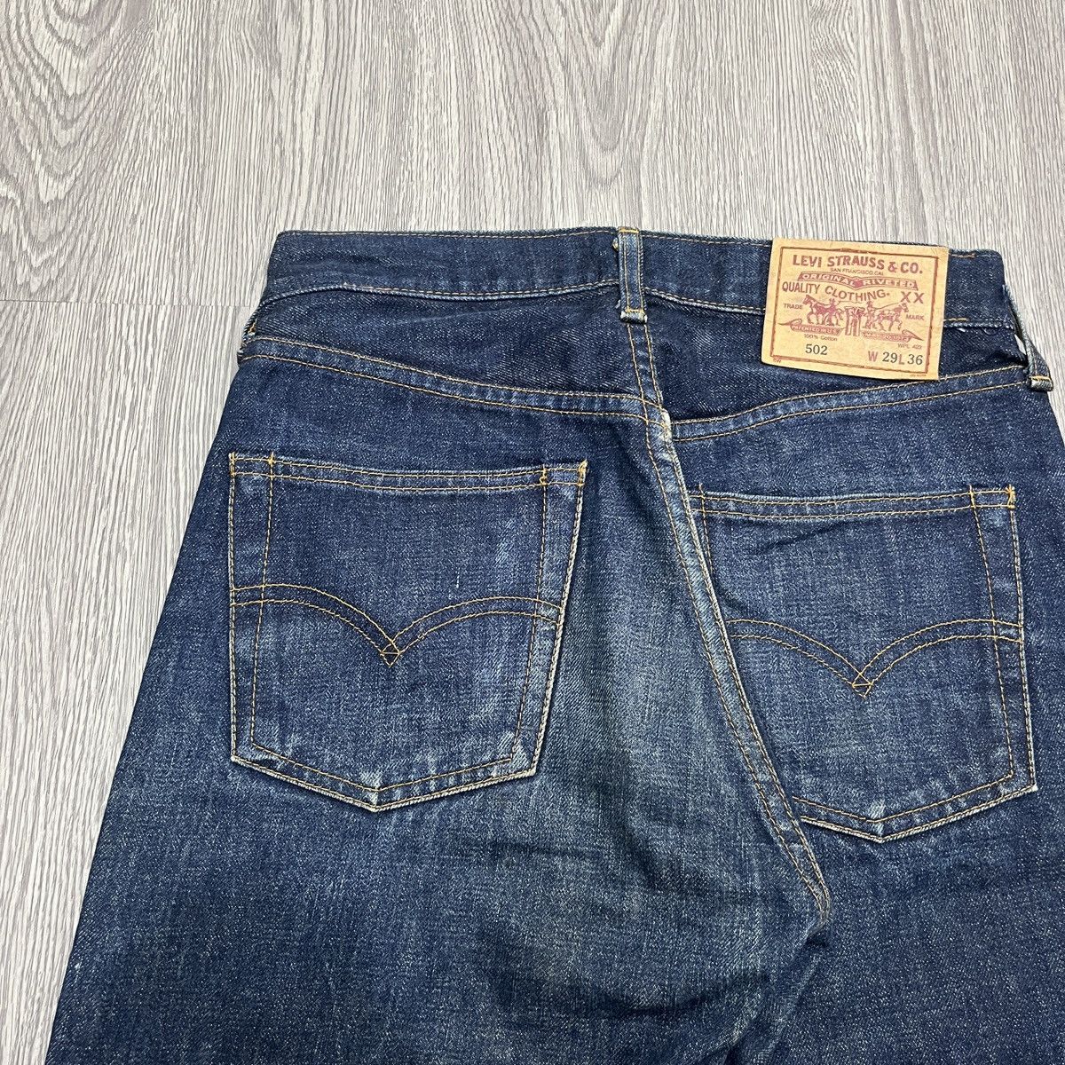 Levi's Vintage Clothing Vintage Levi's 502 Big E SELVEDGE Denim Pant 🟥 Size US 26 / EU 42 - 11 Thumbnail