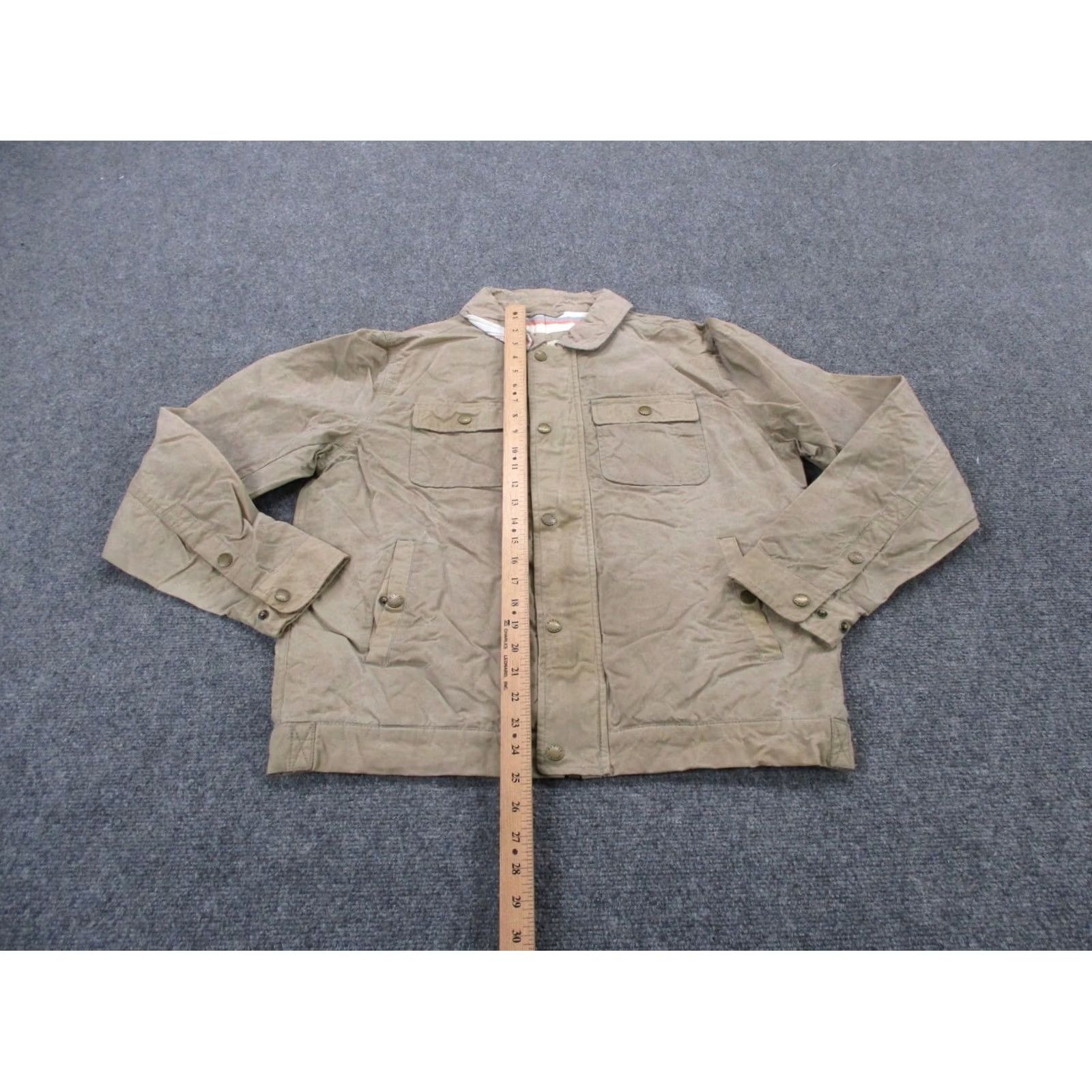 Marine Layer Marine Layer Jacket Mens M Chore Coat Beige Outdoor Bomber Jacket Full Zip Pockets Lightweight Casual Size US M / EU 48-50 / 2 - 3 Thumbnail
