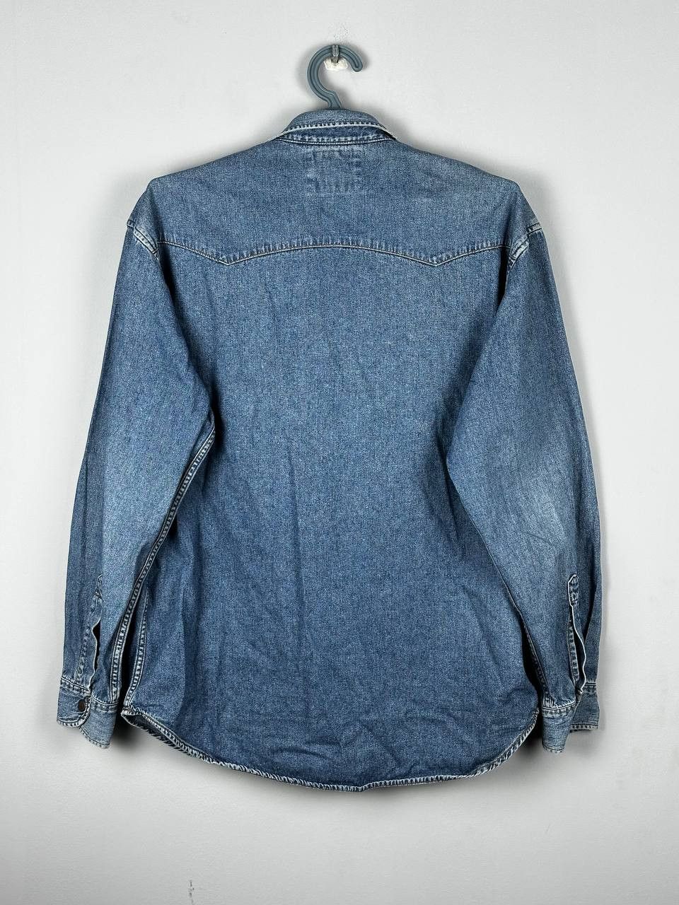 Levi's Vintage 90s Levis Shirt Button Up Indigo Size US L / EU 52-54 / 3 - 13 Thumbnail