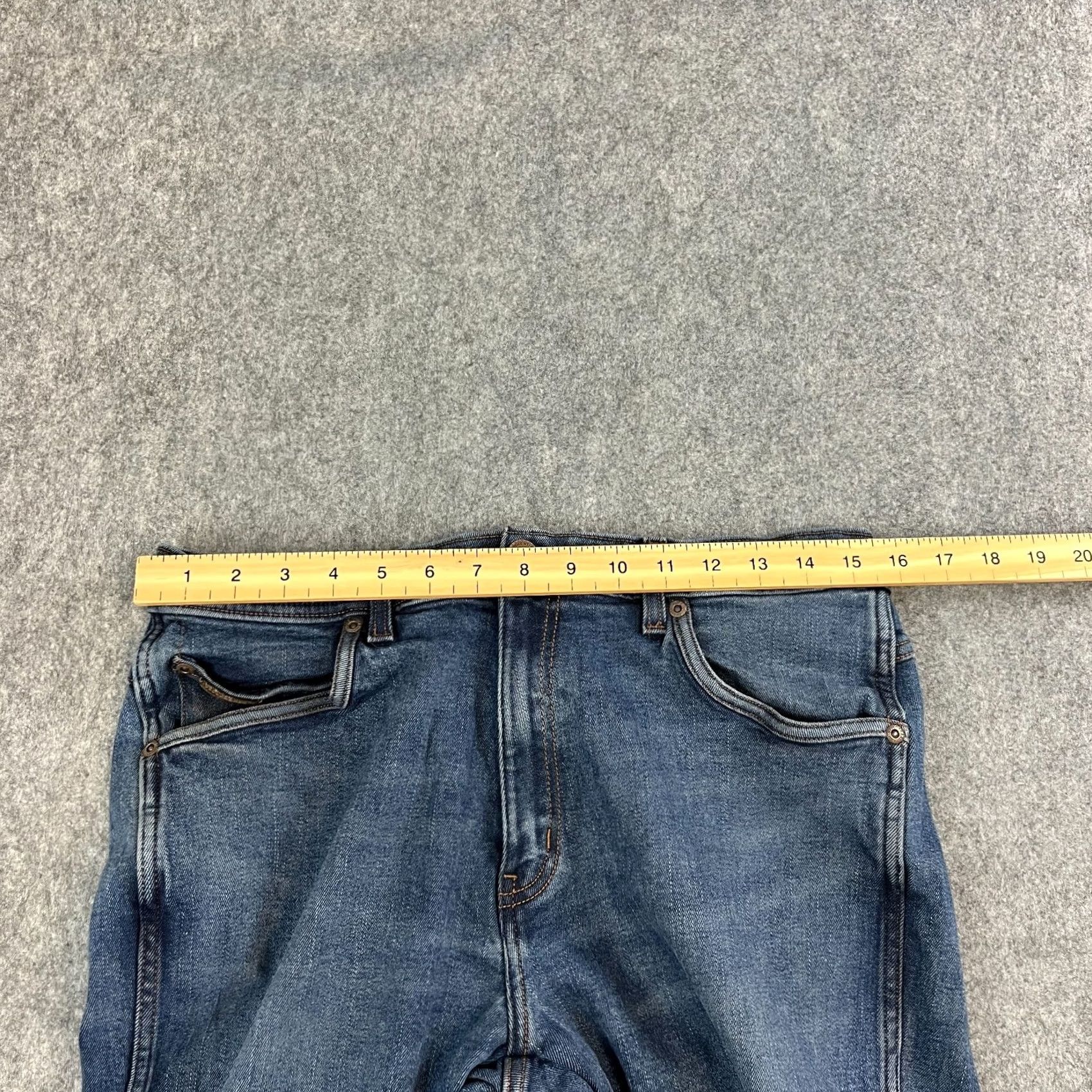 Wrangler Wrangler Jeans Regular Straight 32 30 Dark Wash Blue Arizona Stretch Ranch Mens Denim 5-Pocket Wrangler Texas Stretch Jeans Mens Size US 32 / EU 48 - 6 Thumbnail
