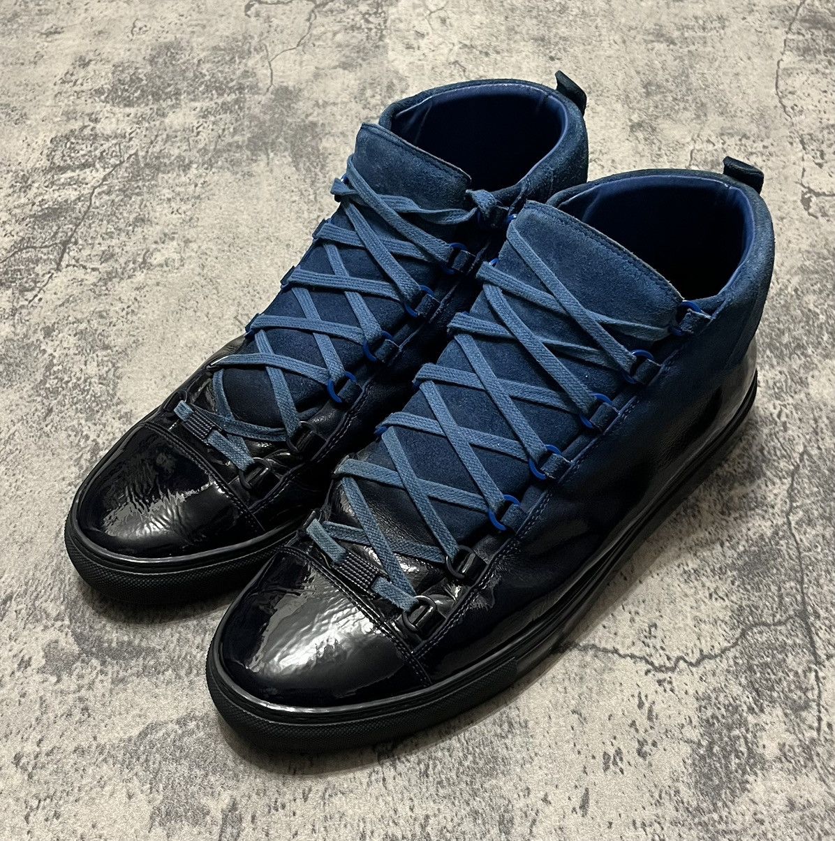 Balenciaga Arena Gradient High Top Sneakers