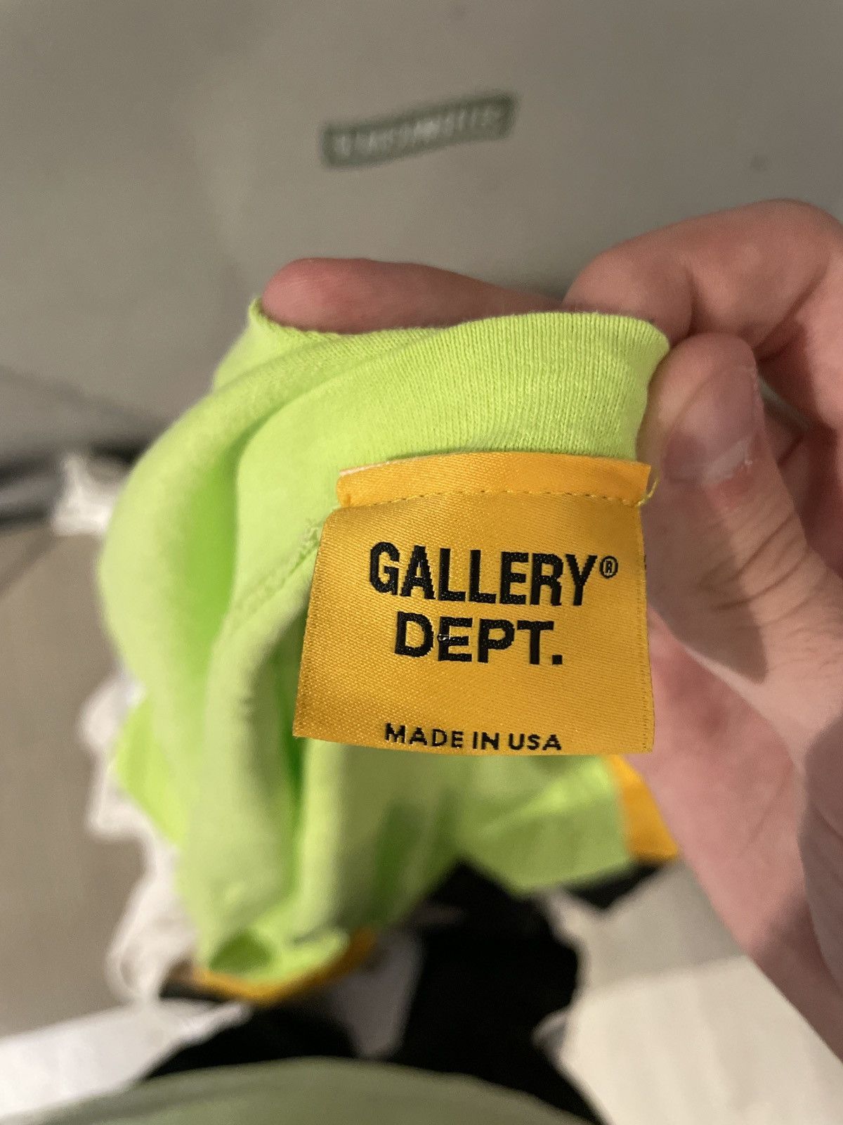 Gallery Dept. Gallery Dept. Souvenir T-Shirt Lime Green L Size US L / EU 52-54 / 3 - 5 Thumbnail