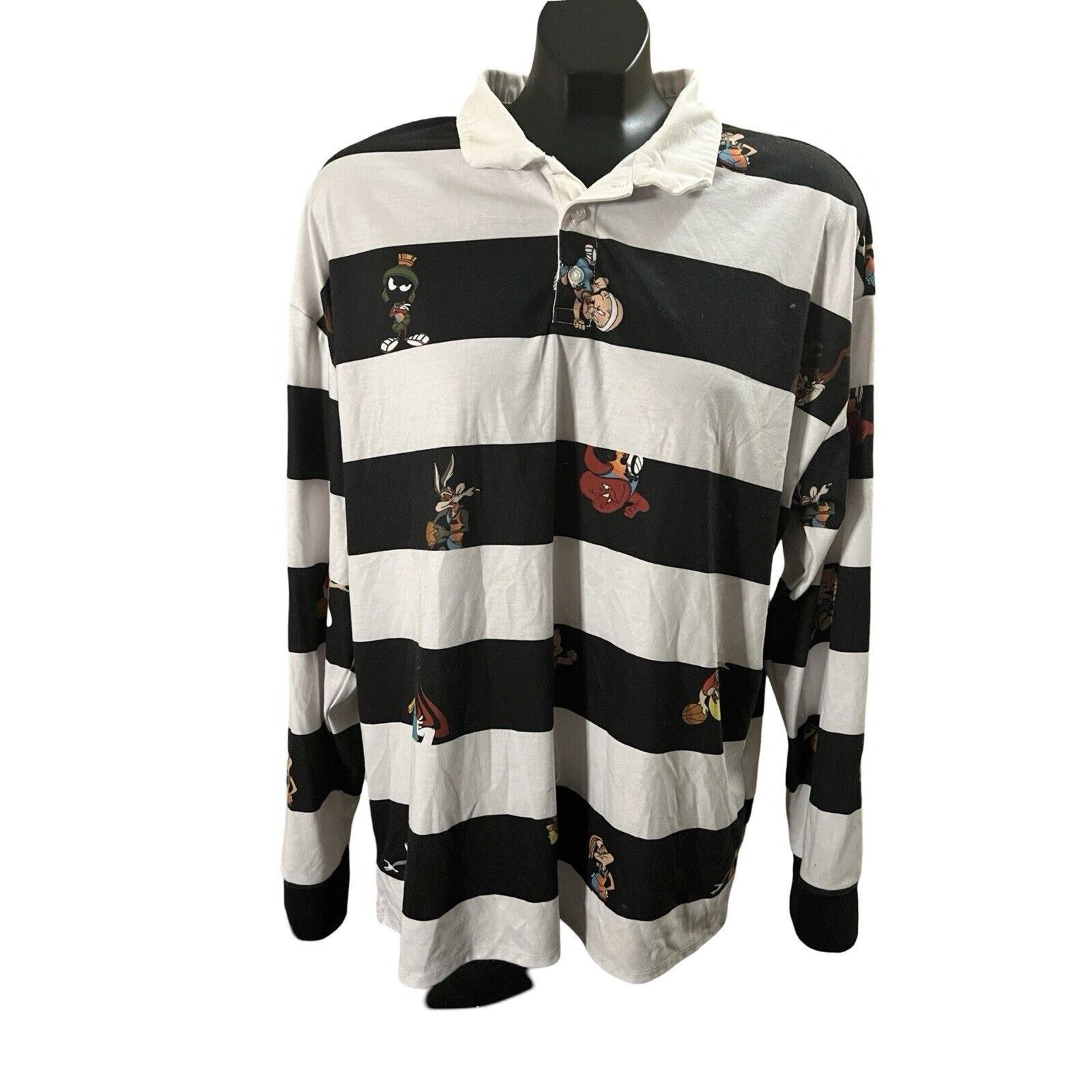 Forever 21 Space Jam a New Legacy Rugby Long Sleeve Men's L Forever 21 Size US L / EU 52-54 / 3 - 1 Thumbnail