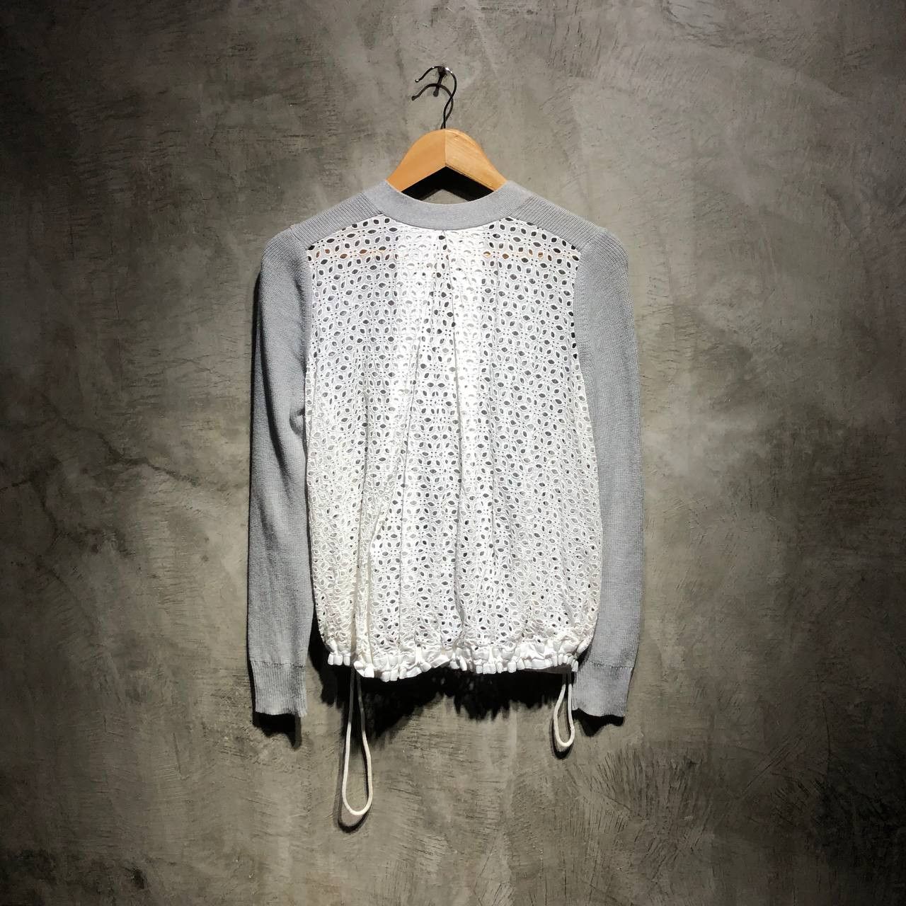 Sacai Sacai knit lace embroidery see through Cardigan Size M / US 6-8 / IT 42-44 - 2 Thumbnail