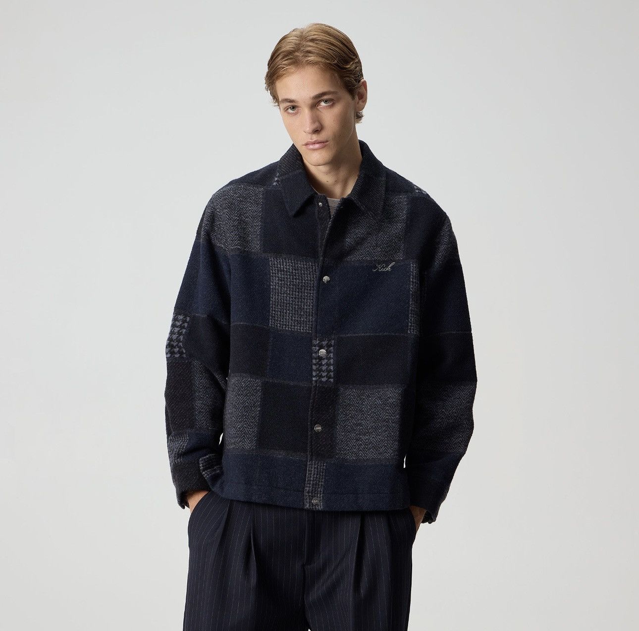 Kith × MLB Kith for the New York Yankees Patchwork Coaches Jacket XL Size US XL / EU 56 / 4 - 3 Thumbnail