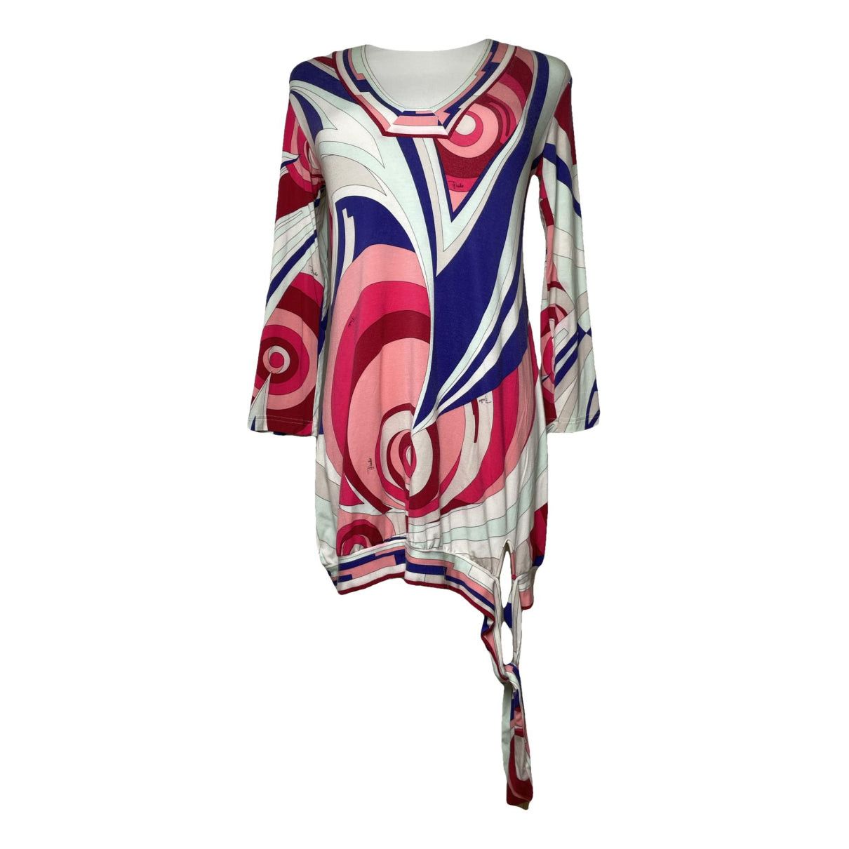 Emilio Pucci Multicolour Cotton Dresse Size XS / US 0-2 / IT 36-38 - 1 Thumbnail