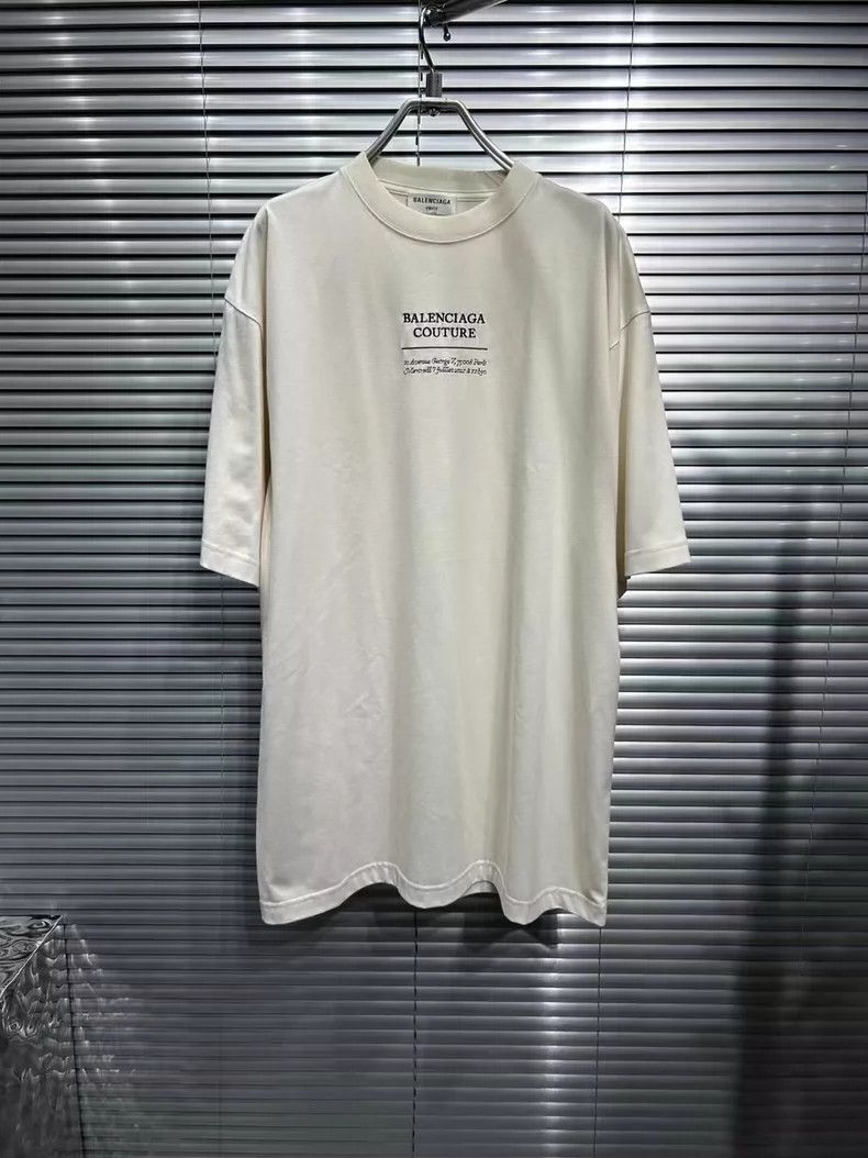 Balenciaga Balenciaga Embroidered Logo Short Sleeve Tee - dmc Size US XXS / EU 40 - 1 Thumbnail