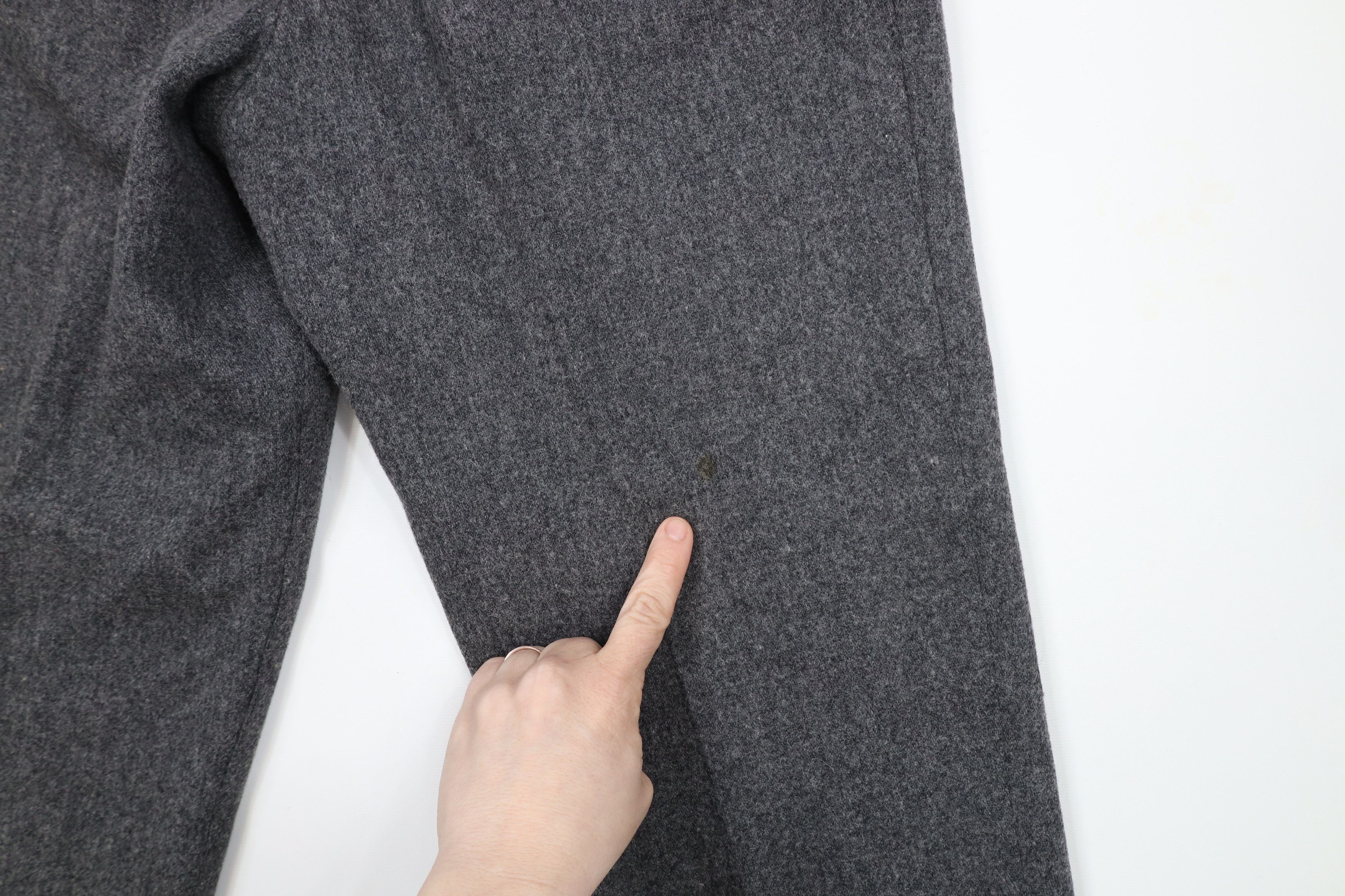 Vintage Vintage 90s Streetwear Wool Pleated Straight Leg Chino Pants Size 32" / US 10 / IT 46 - 11 Thumbnail