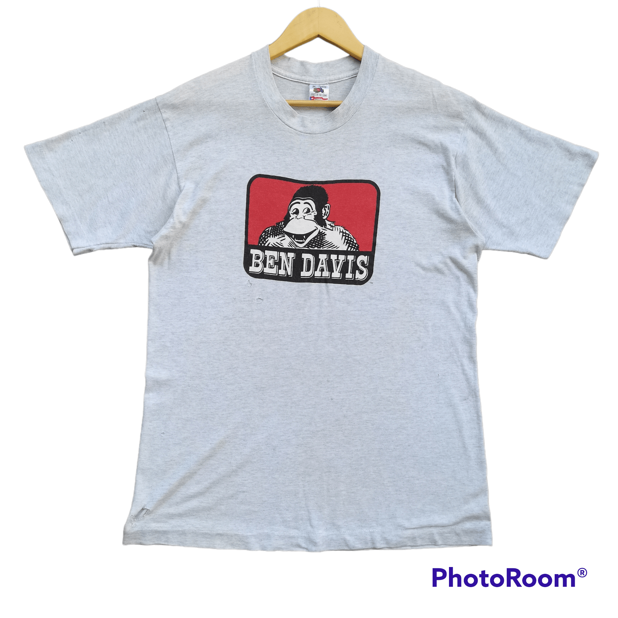 image of 1990X Clothing x Ben Davis Crazy Vintage 90's Ben Davis Single Stitch Tshirt Size M in White, Men's