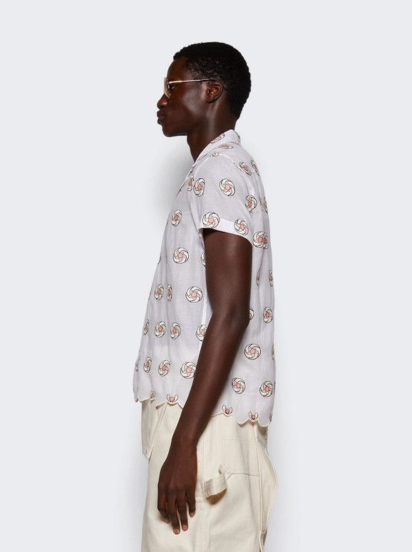 Bode o1mle0226 Floral Aperture Shirt in White Size US XXL / EU 58 / 5 - 4 Thumbnail