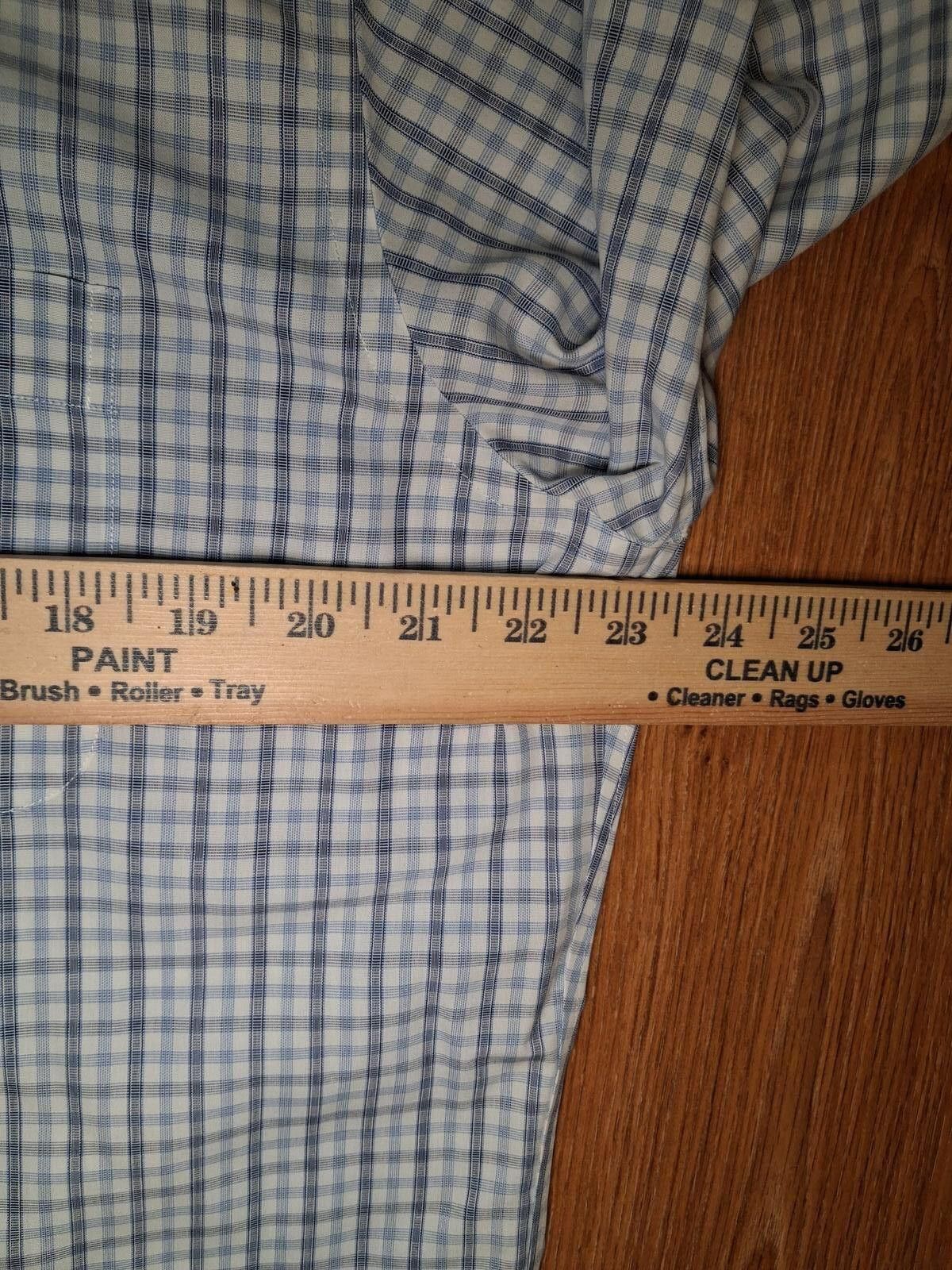 Brooks Brothers Brooks Brothers Dress Shirt Mens 16-36 L White Check Supima Size 42R - 8 Thumbnail