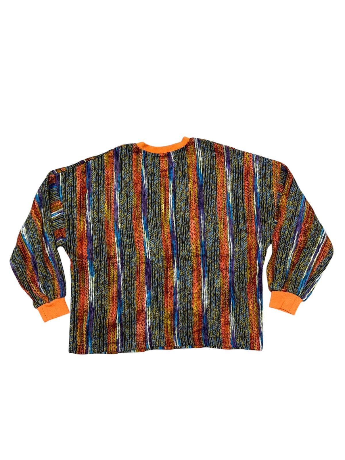 Japanese Brand Unbranded Knit Cropped Sweatshirt Size L / US 10 / IT 46 - 2 Thumbnail