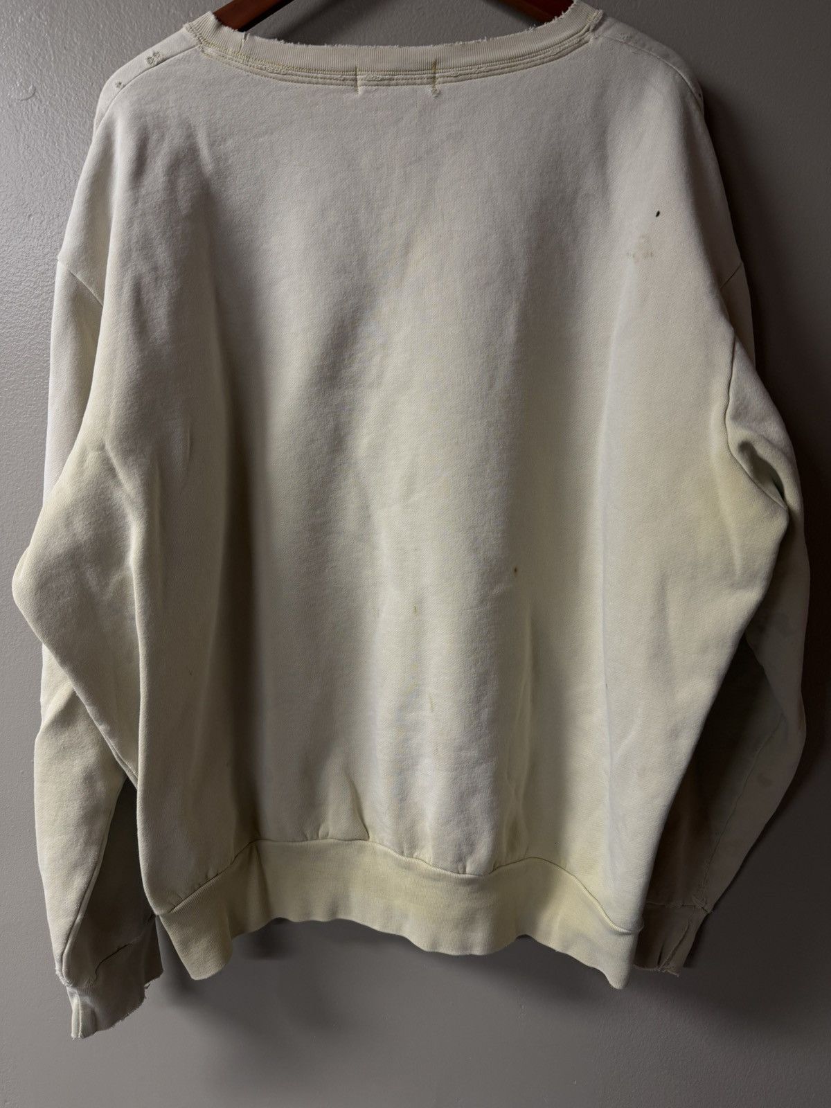 Polo Ralph Lauren Vintage 90s Faded & Thrashed Polo Ralph Lauren Crewneck Size US XL / EU 56 / 4 - 3 Thumbnail