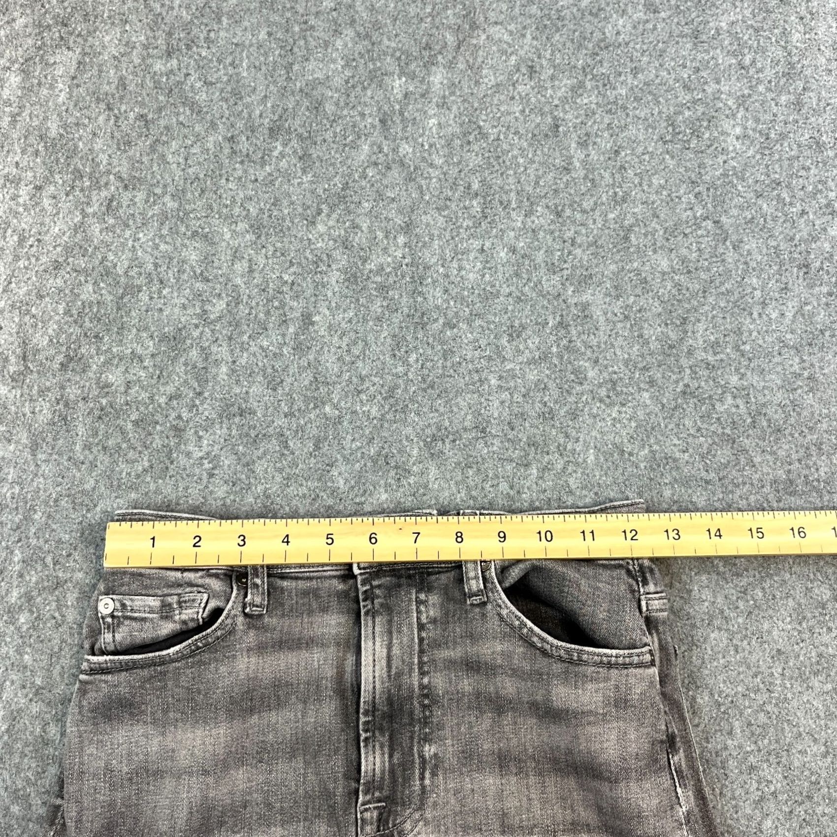 7 For All Mankind 7 For All Mankind Womens Jeans Bootcut Regular 25 34 Grey Denim Stretch High Waist 34 In Inside Leg 25 in Waist Leather Patch Logo Clean Vintage No Size 28" / US 6 / IT 42 - 6 Thumbnail